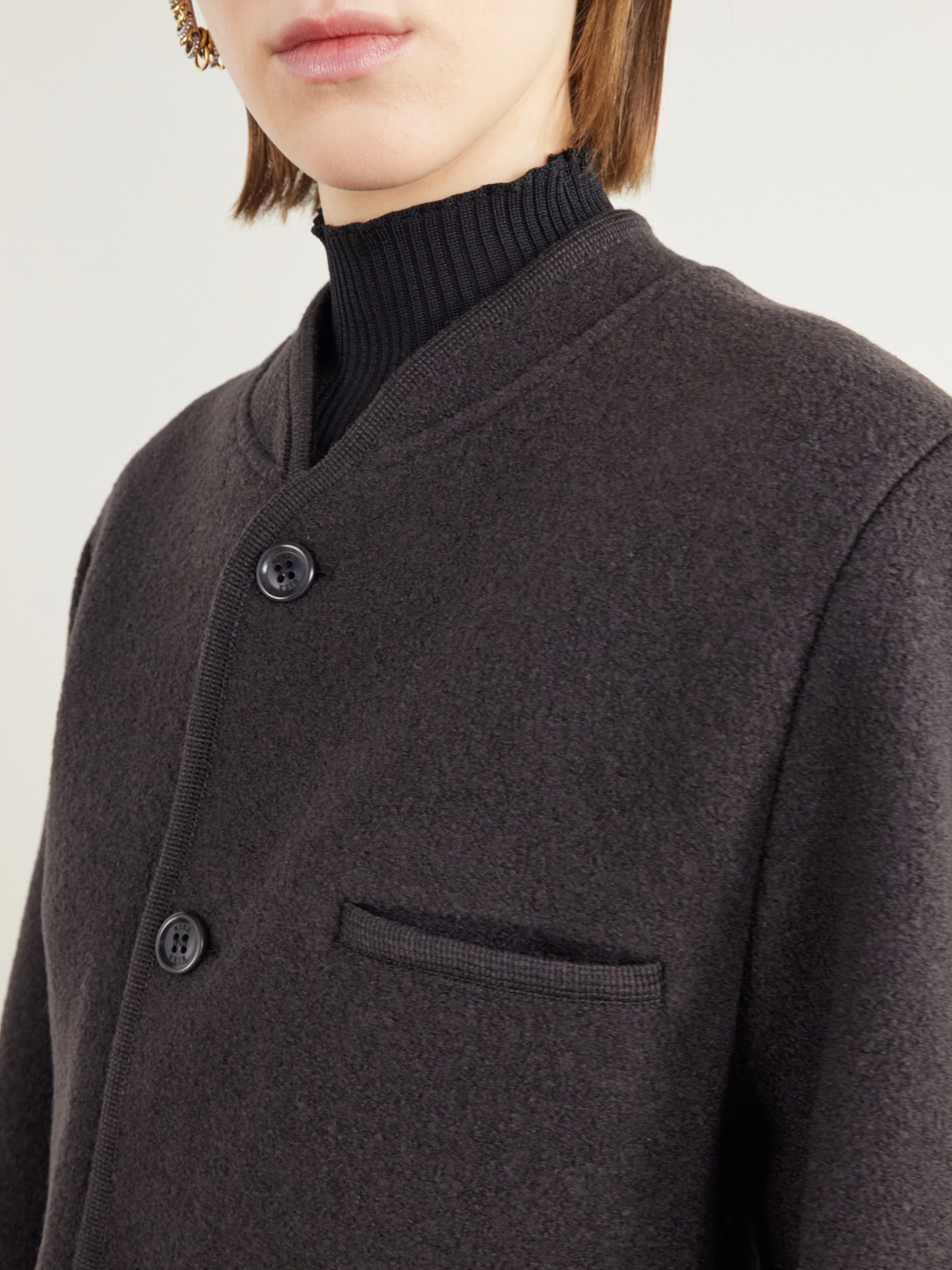 Walker Felted Wool-Fleece Jacket