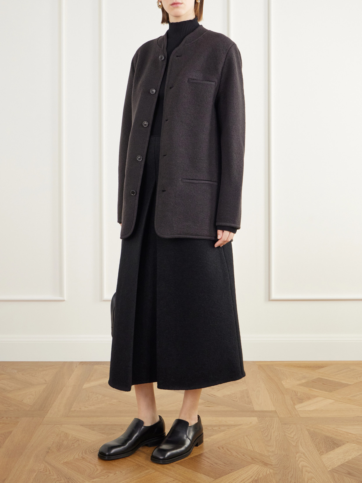 Walker Felted Wool-Fleece Jacket