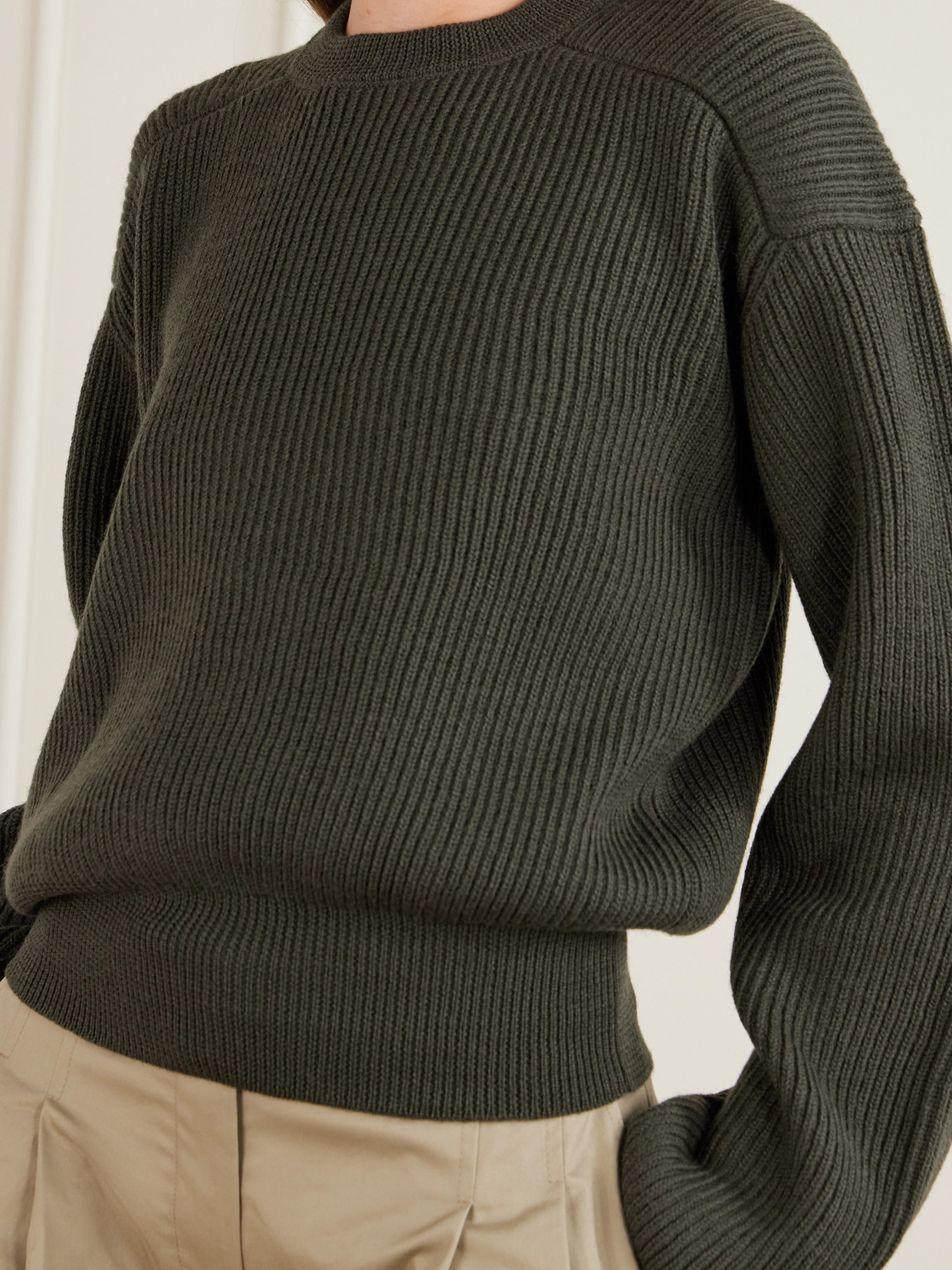 Ribbed Virgin Sweater