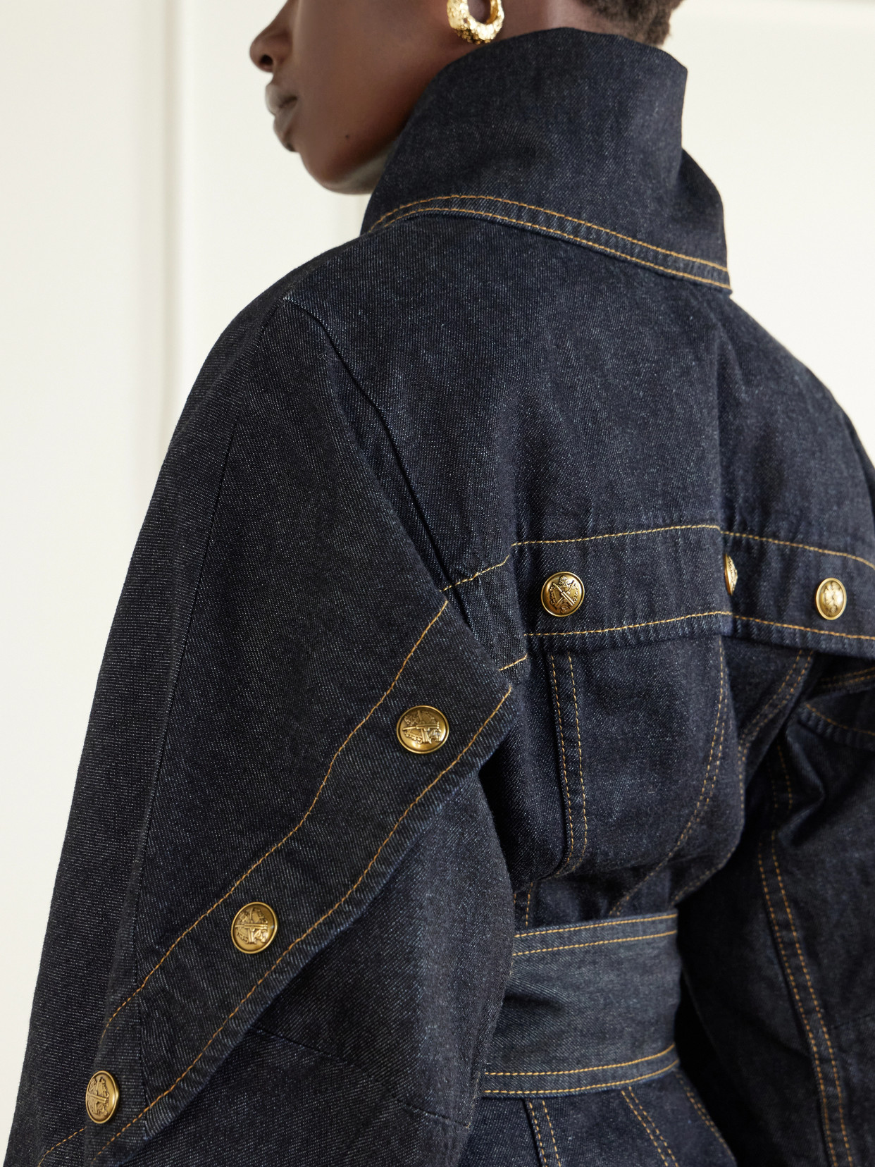 Valiant Belted Denim Jacket