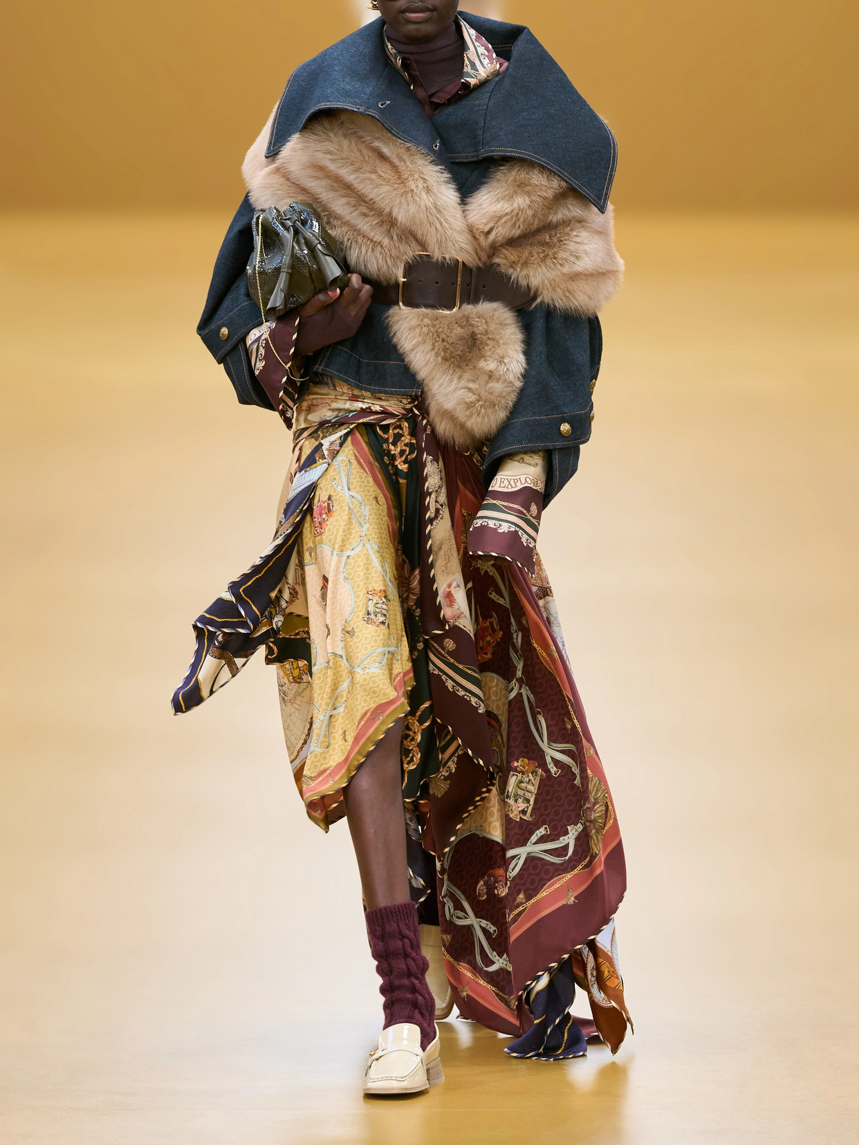 Valiant Belted Denim Jacket