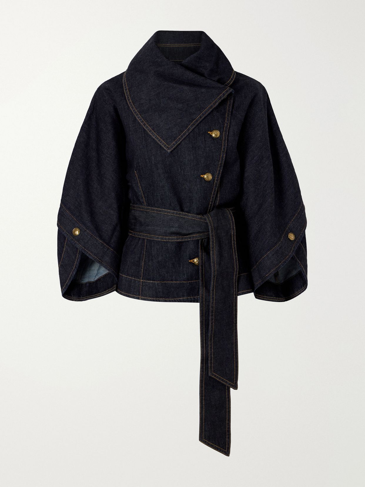Valiant belted denim jacket