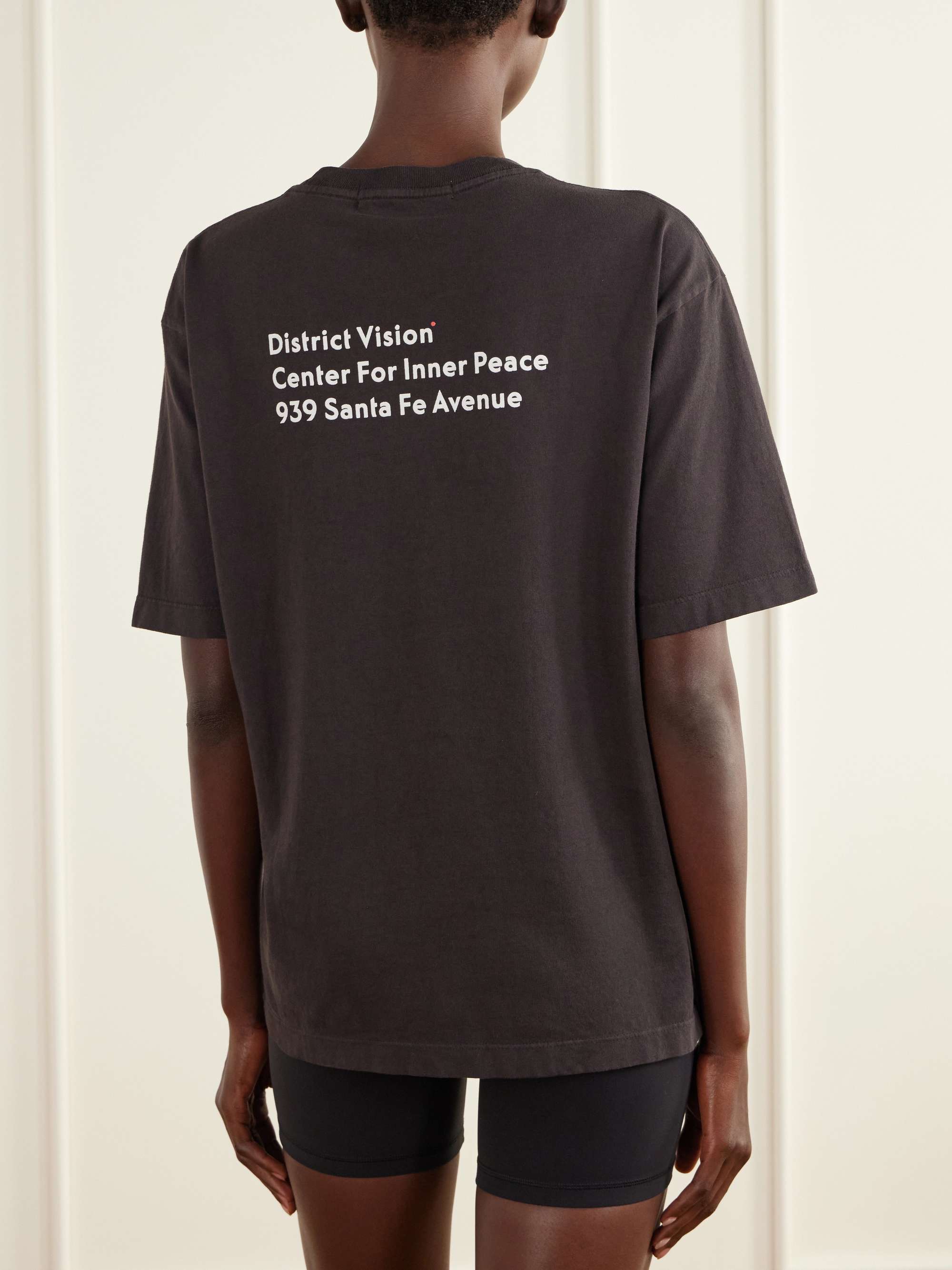 DISTRICT VISION California printed cotton-jersey T-shirt | NET-A