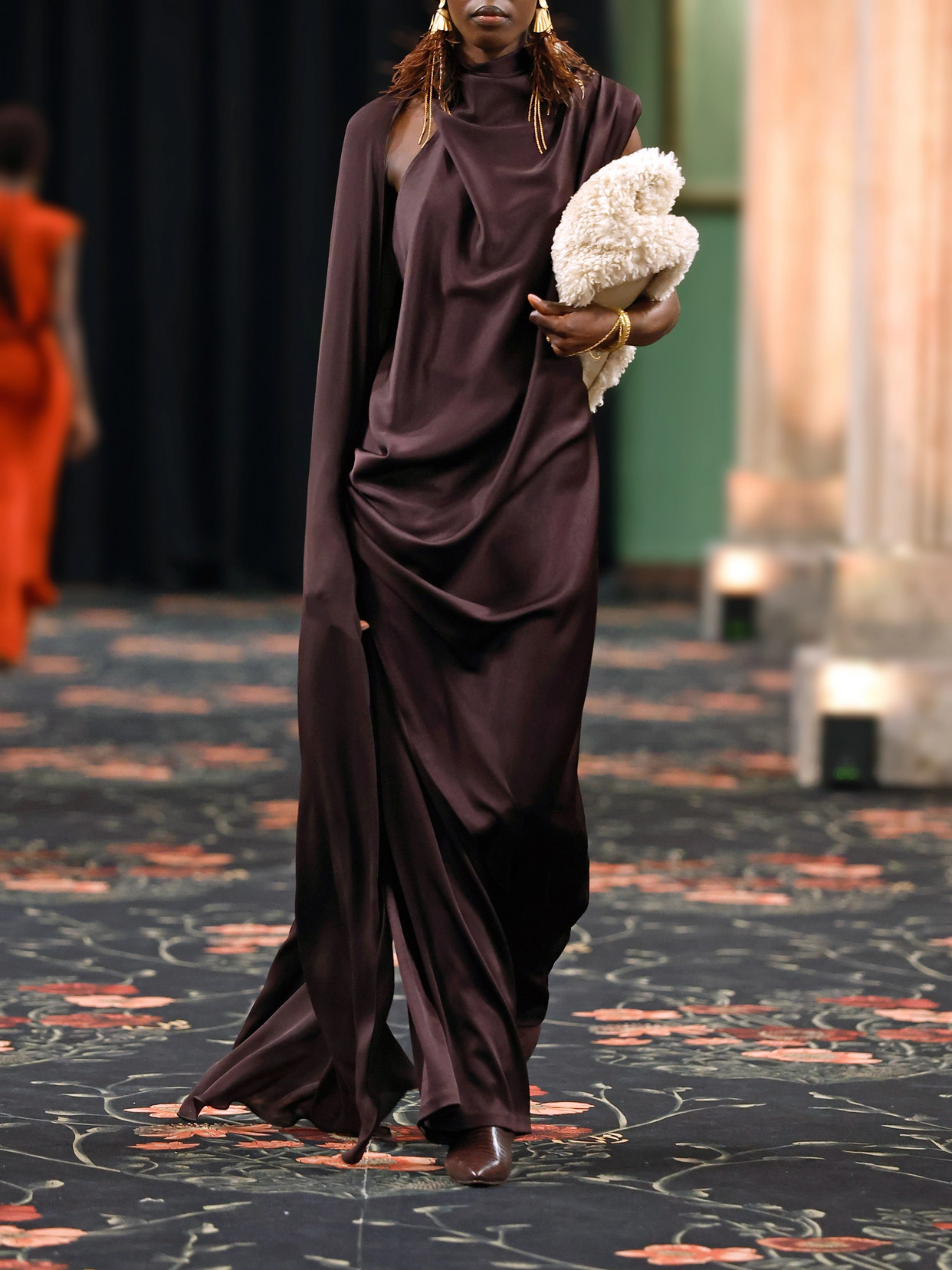 Narrative Weaving Draped Top