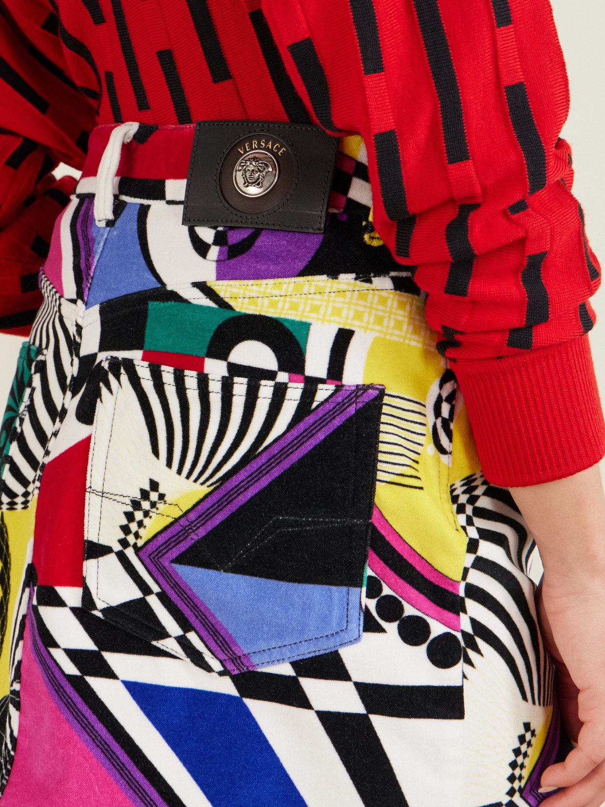 Printed Cotton-Velvet Mini
