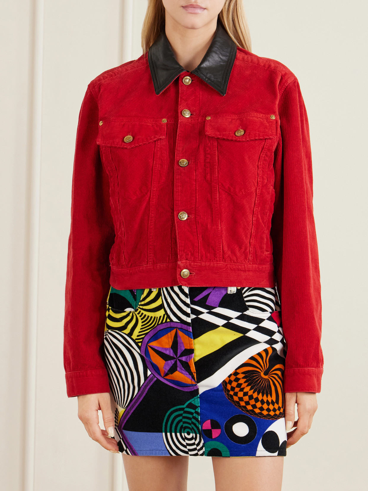 Cotton-Velvet Jacket