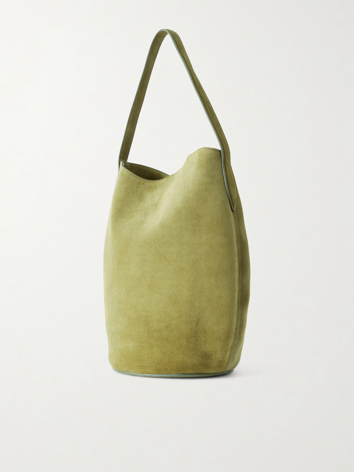 Belted Bucket Shoulder Bag