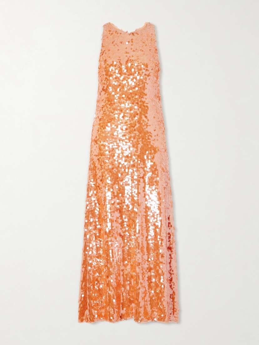Dima Ayad Sequin-embellished Mesh Midi Dress | Thumbnail 5 Dima Ayad Sequin-embellished Mesh Midi Dress | Thumbnail 5