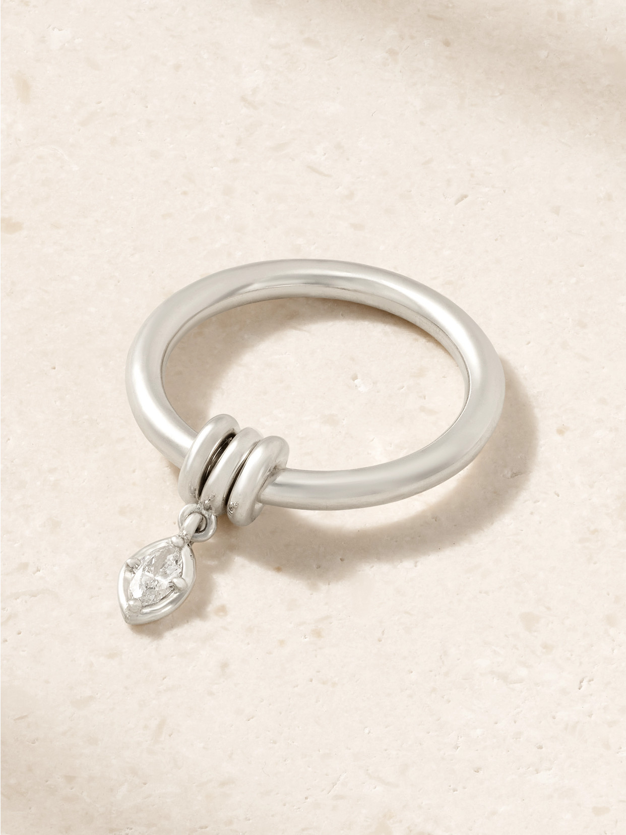 Spinelli Kilcollin Pia Sterling Silver Diamond Ring