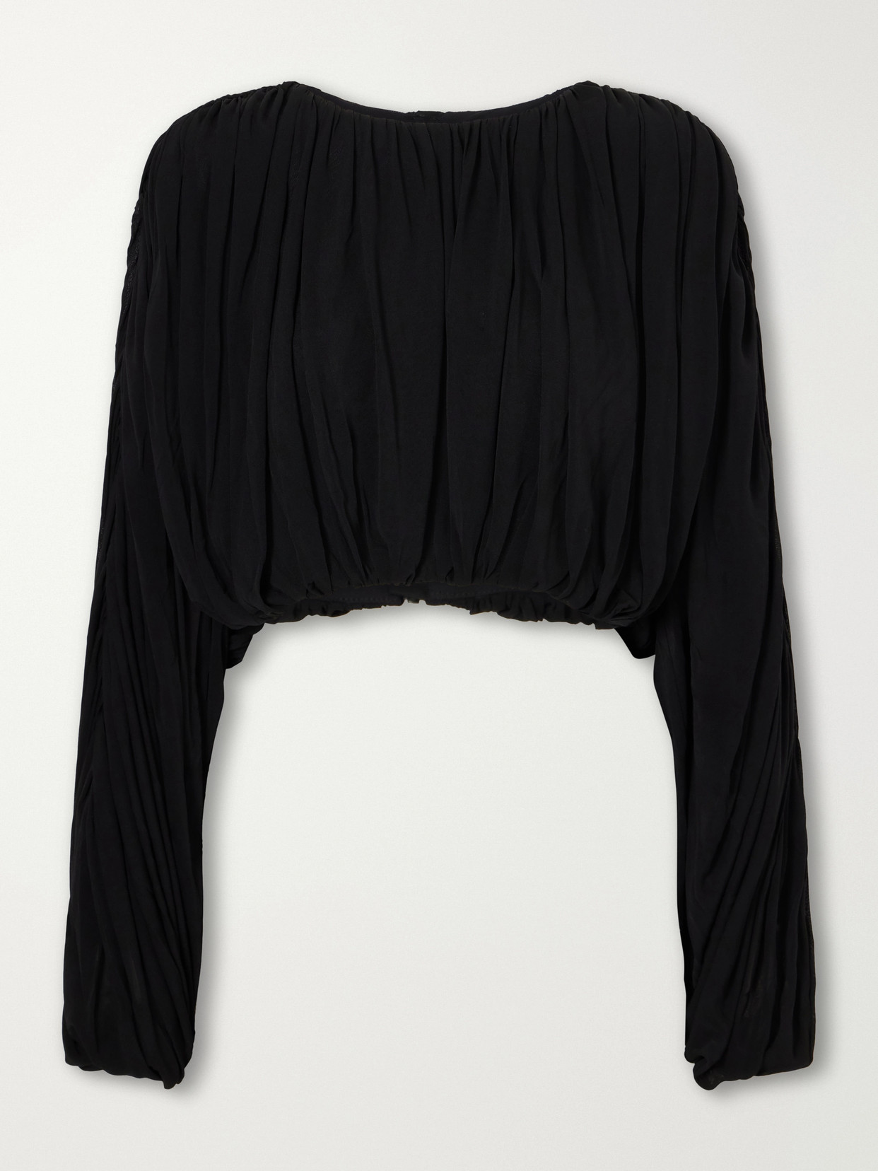 Micka Jersey Draped Blouse