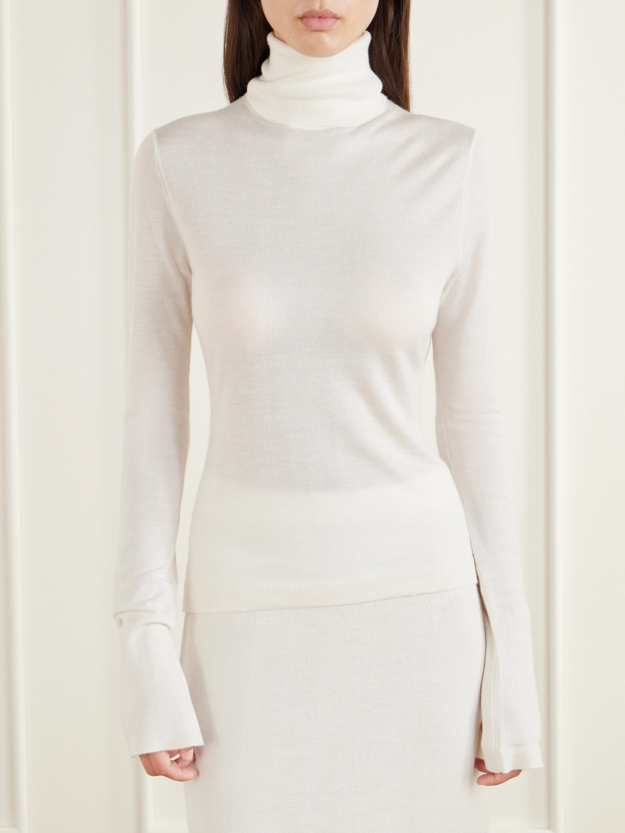 Marshall Cashmere And Silk-Blend Turtleneck Sweater