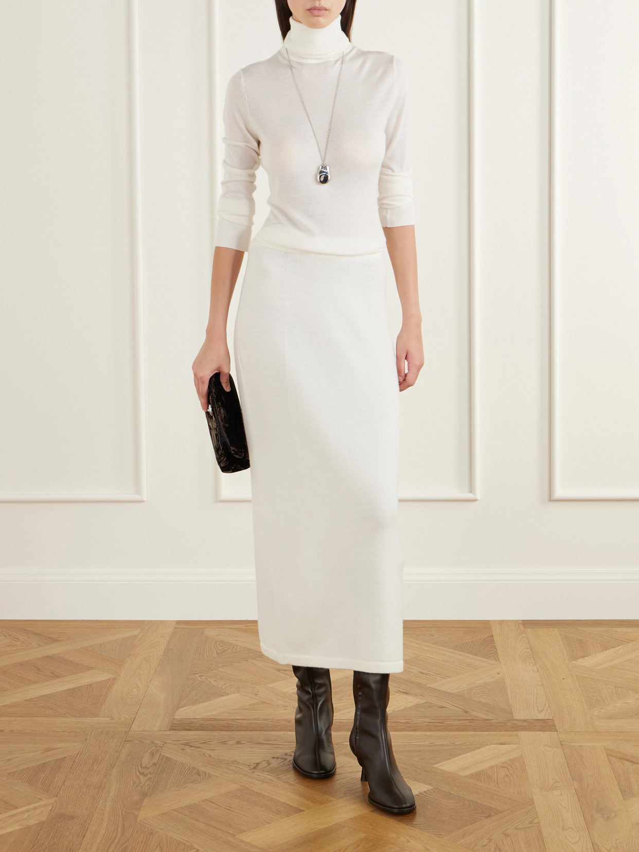 Marshall Cashmere And Silk-Blend Turtleneck Sweater