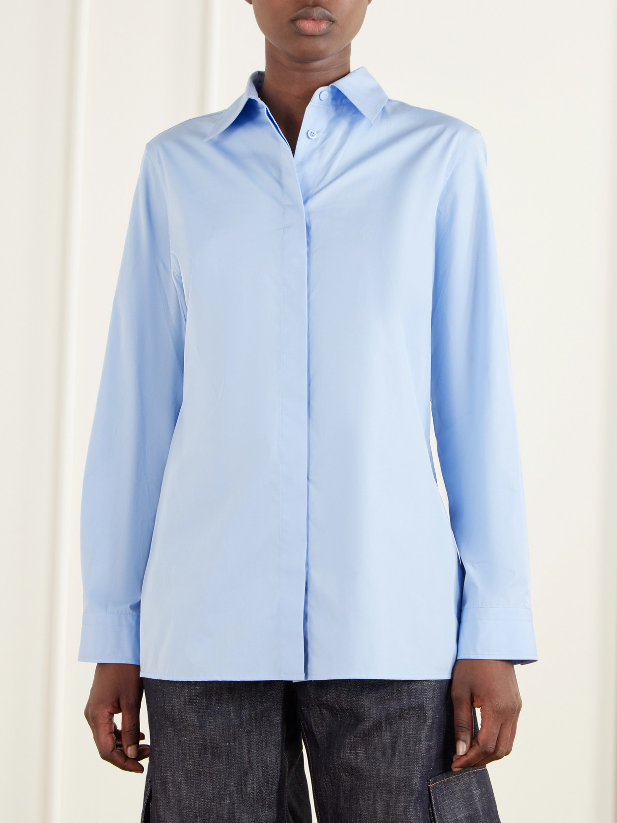 Judie Cotton-Poplin Shirt