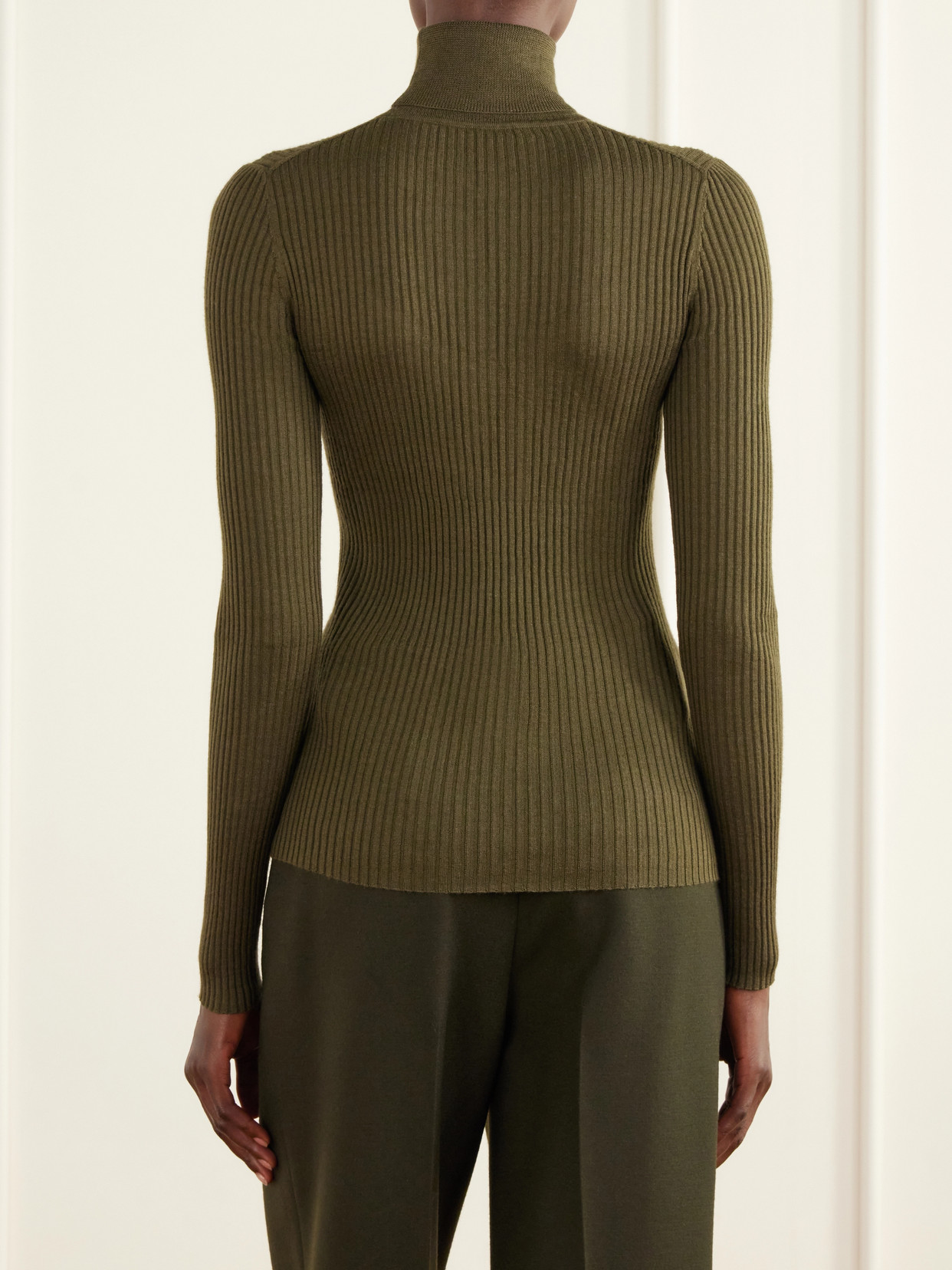 Peppe Ribbed Cashmere-Blend Sweater