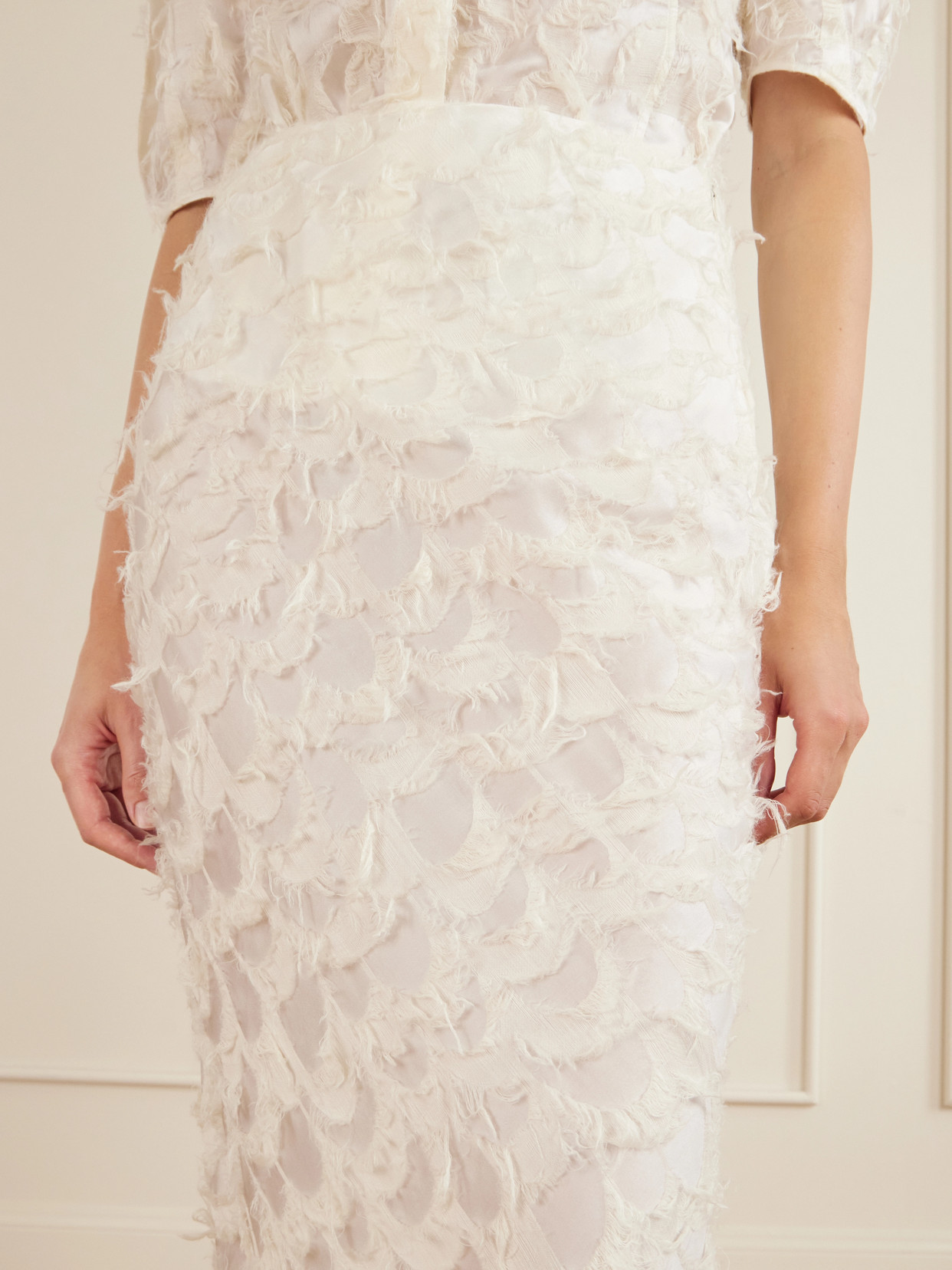 Frei Fil Coupè Silk And Wool-Blend Maxi