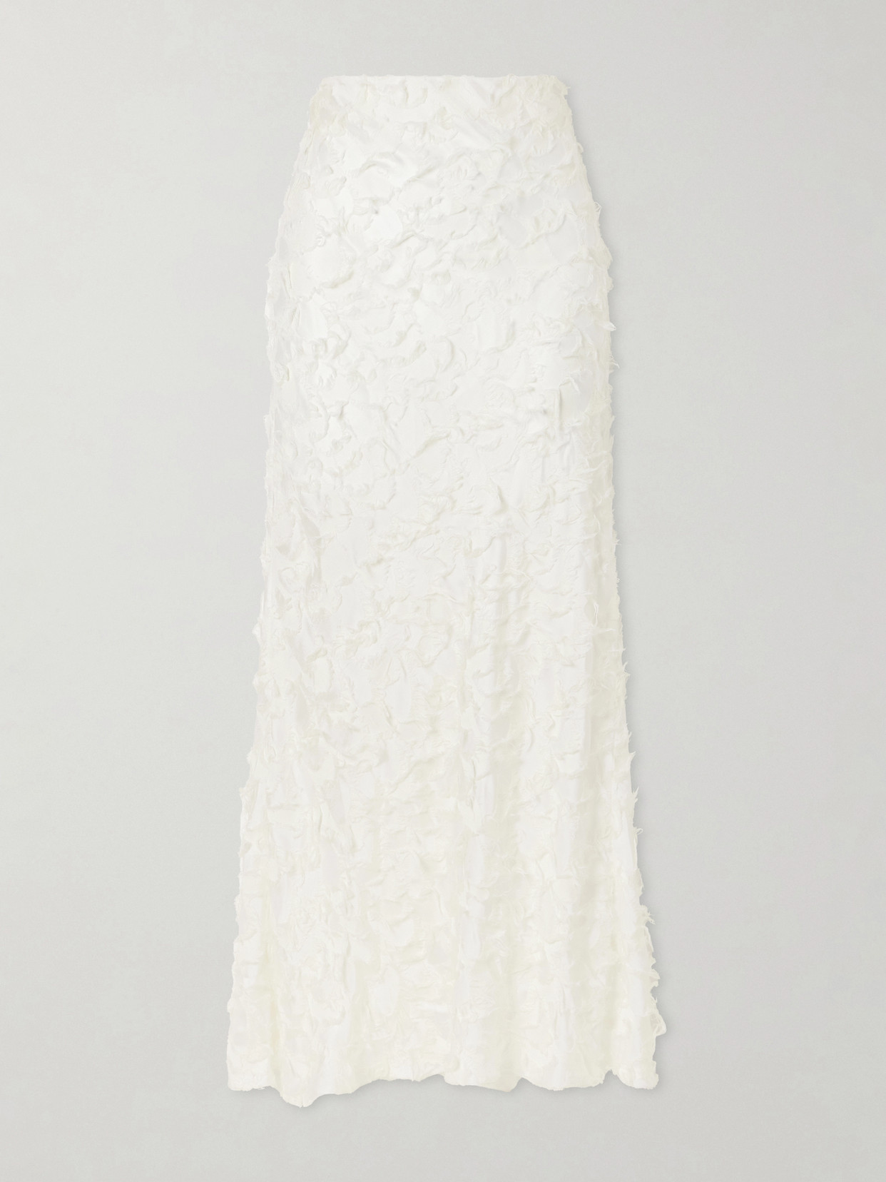 Gabriela Hearst Frei Fil Coupè Silk And Wool-blend Maxi Skirt In Neutrals