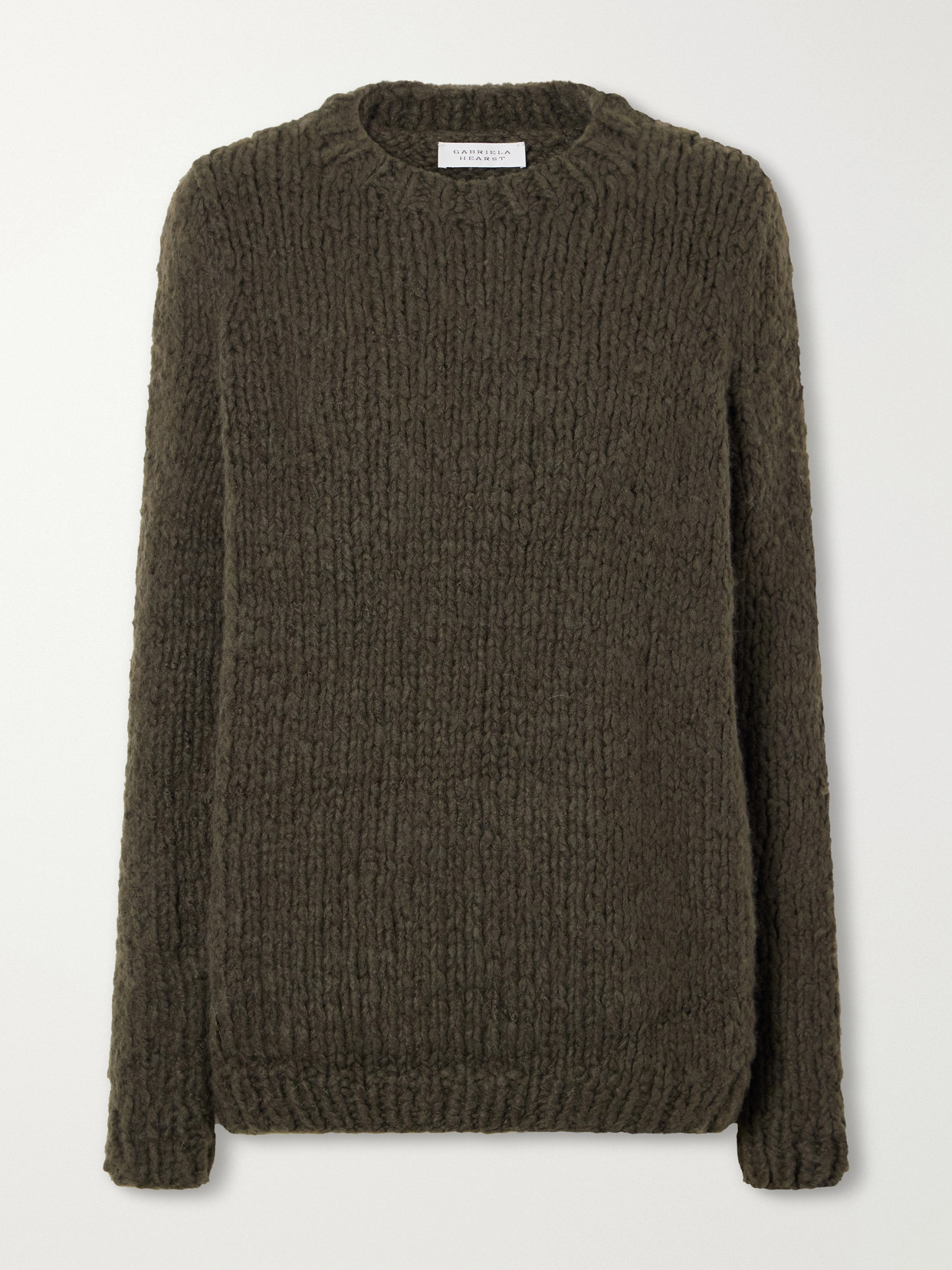Gabriela Hearst Lawrence Cashmere Sweater In Green