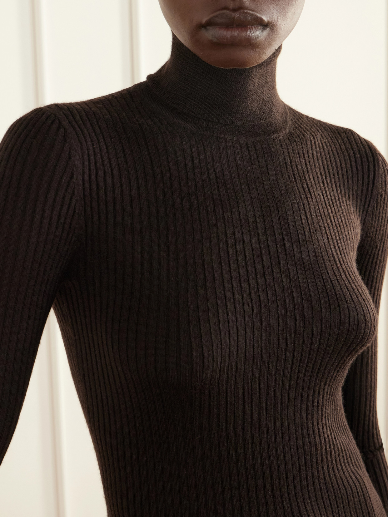 Peppe Ribbed Cashmere-Blend Sweater