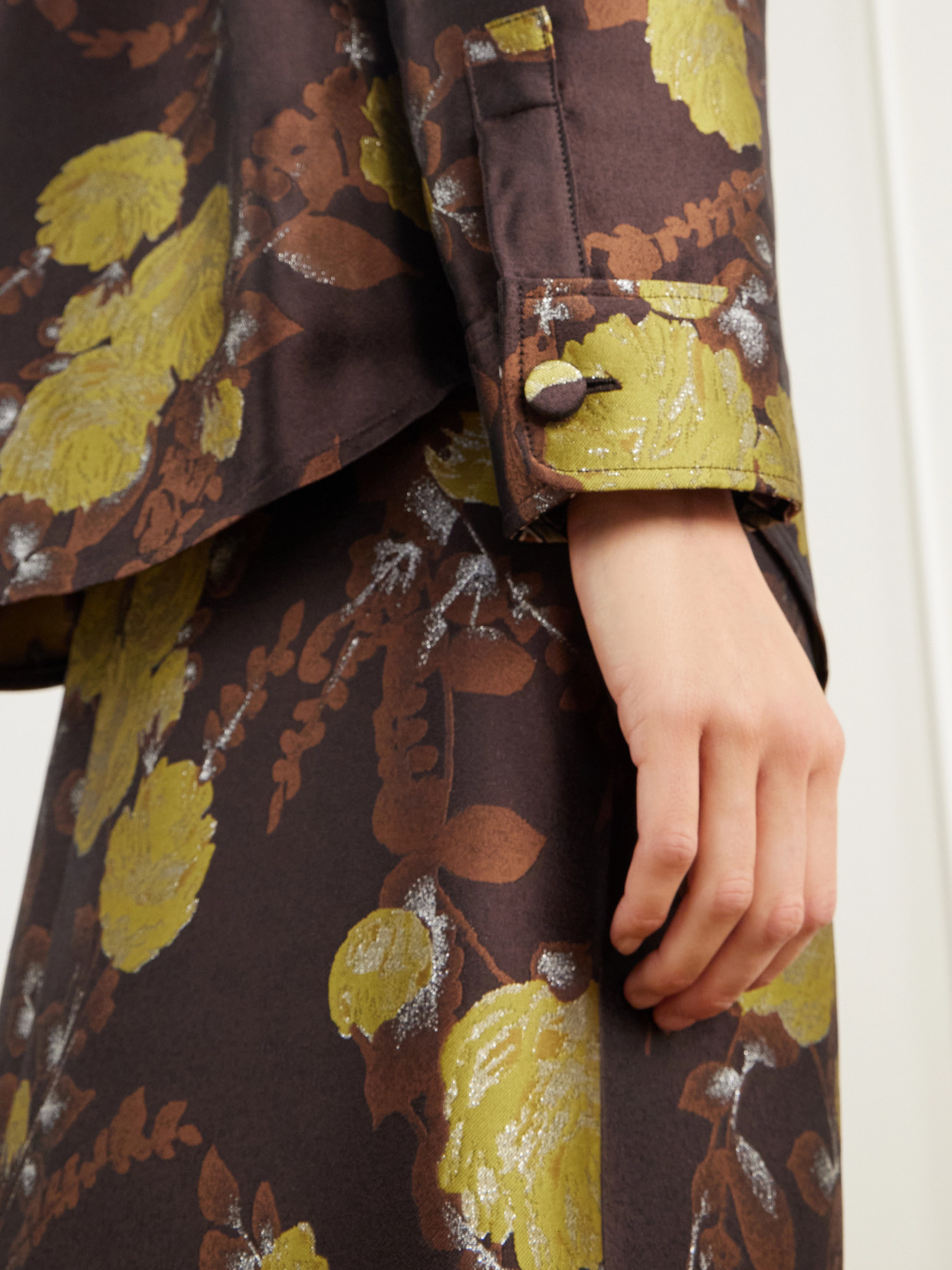 Better Than Your Boyfriend'S Floral-Jacquard Twill Jacket