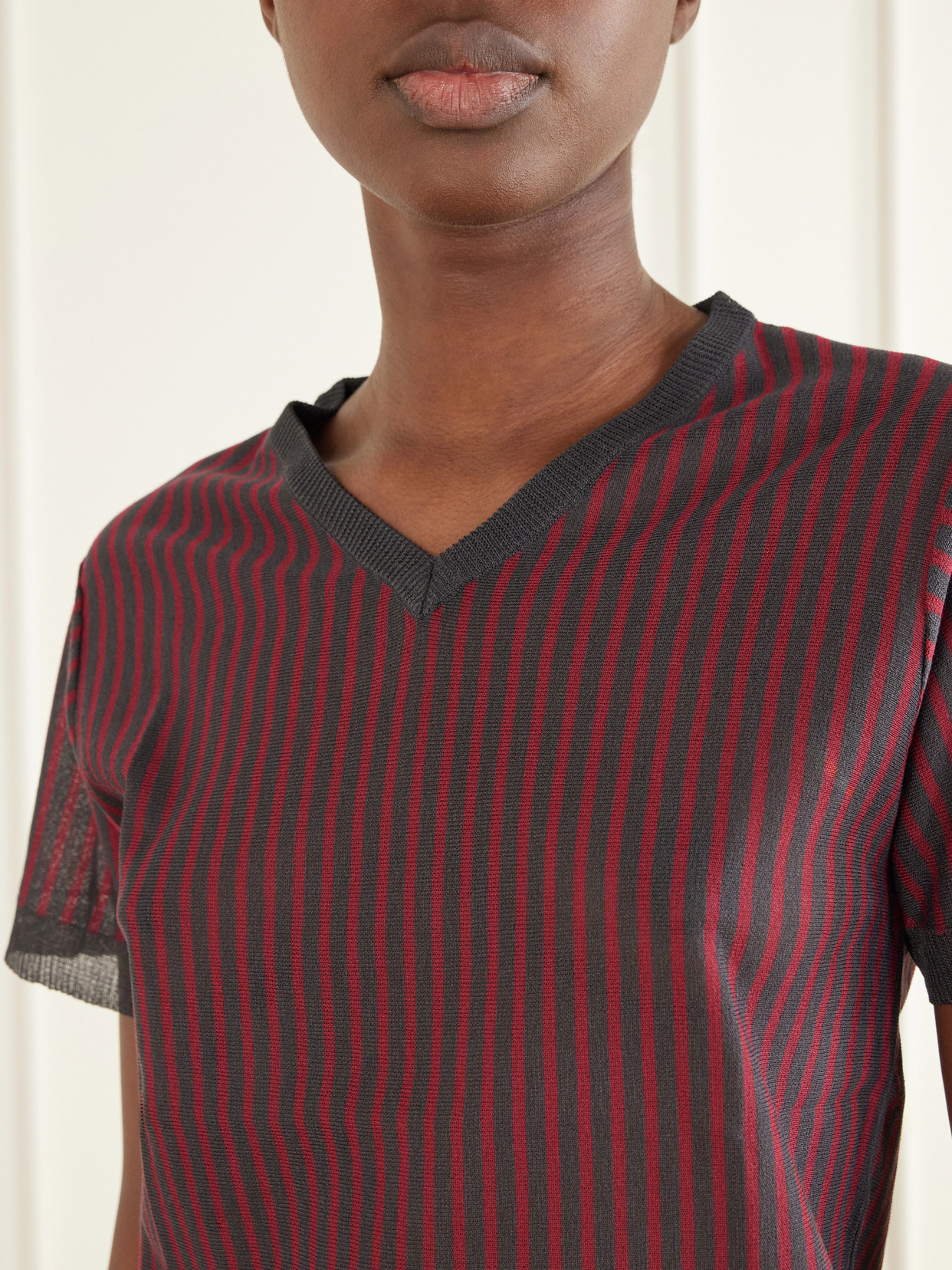 Cross Neck T-Shirt