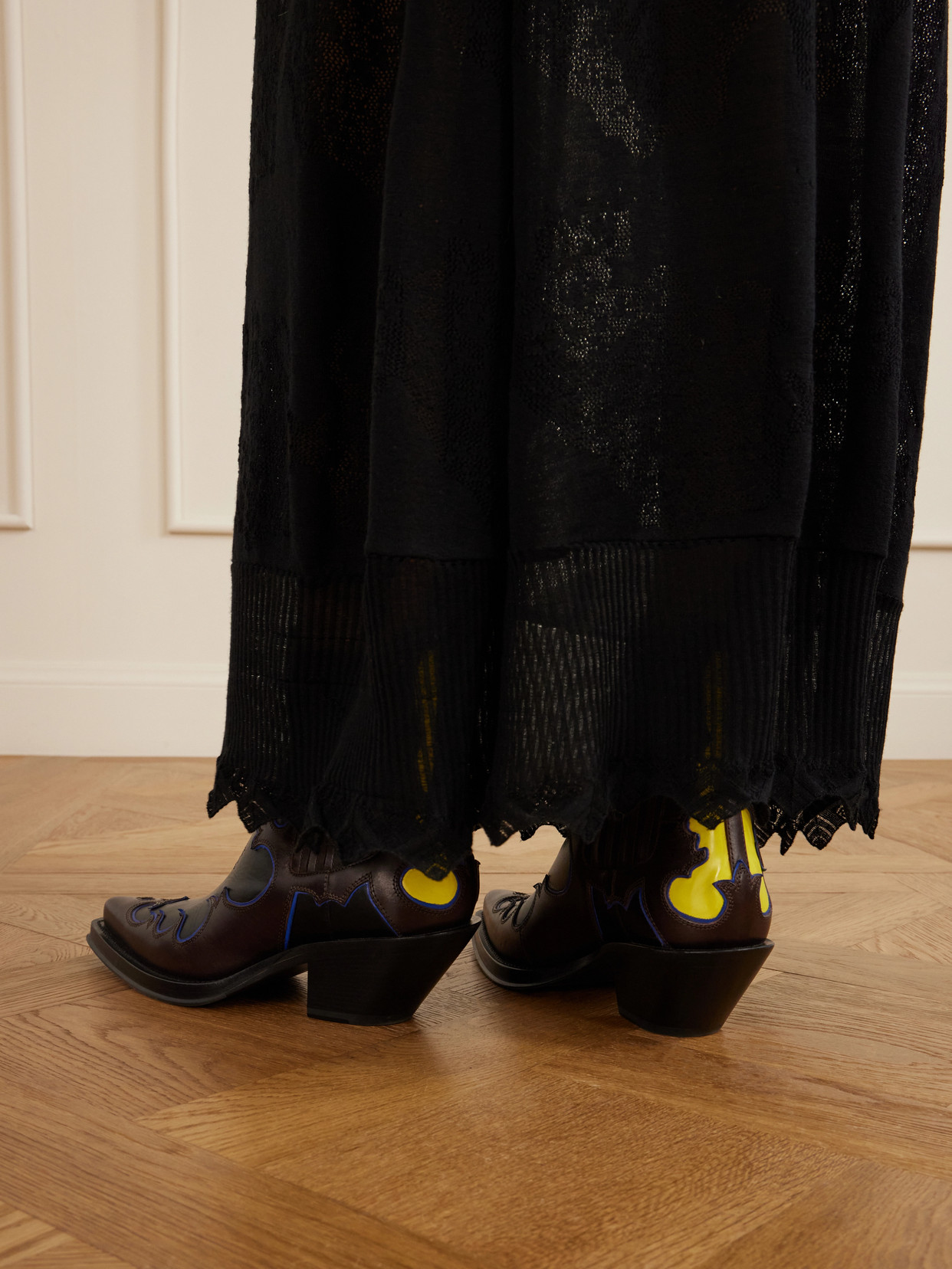 Cassidy 90 Embossed Ankle Boots