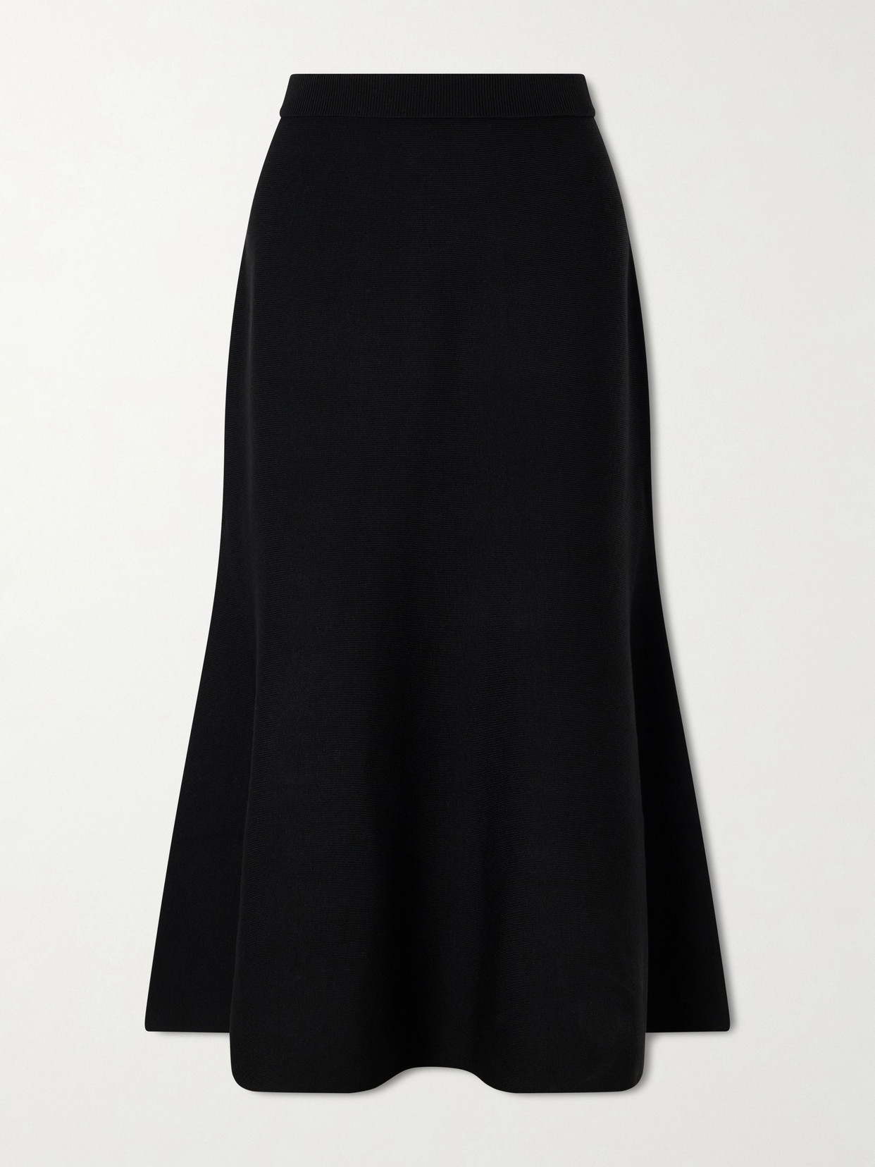Simkhai Atwood Wool Midi Skirt In Black