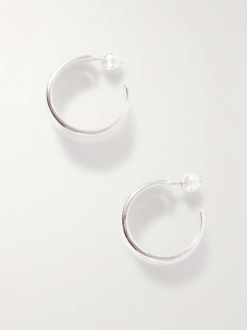 Sophie Buhai Large Wave Sterling Silver Hoop Earrings - Women's Jewelry And Watches