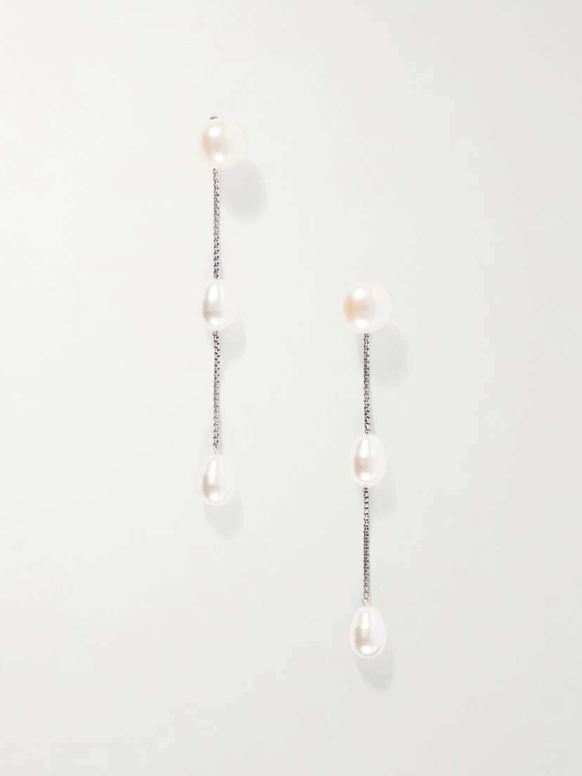 Sophie Buhai Sterling Silver And Pearl Earrings