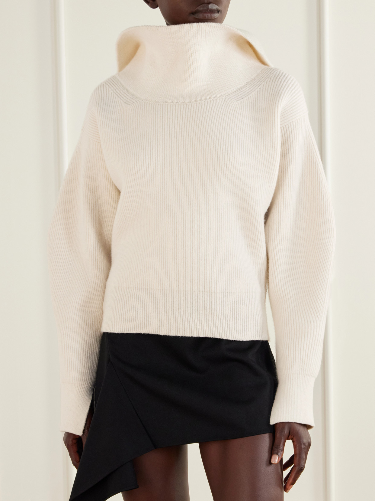 Givenchy Wool And Cashmere-blend Sweater In Neutrals