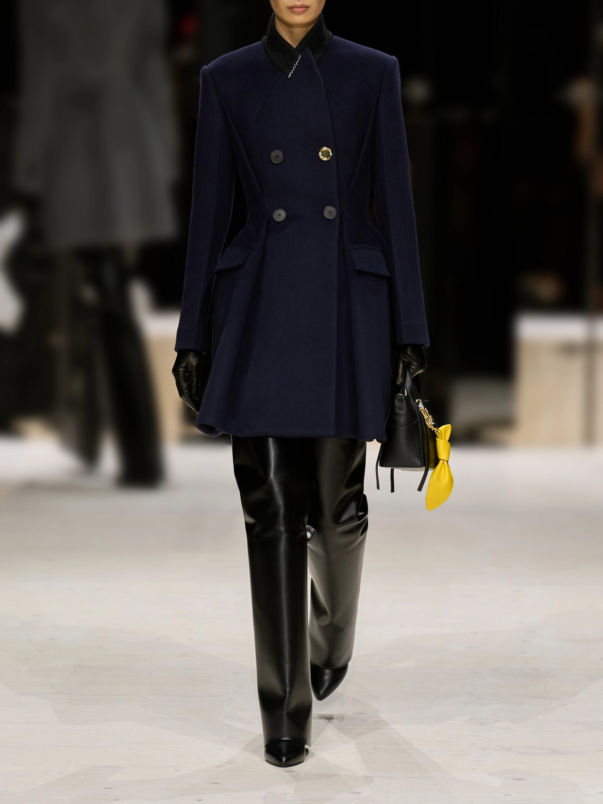 And Cashmere-Blend Double-Breasted Coat
