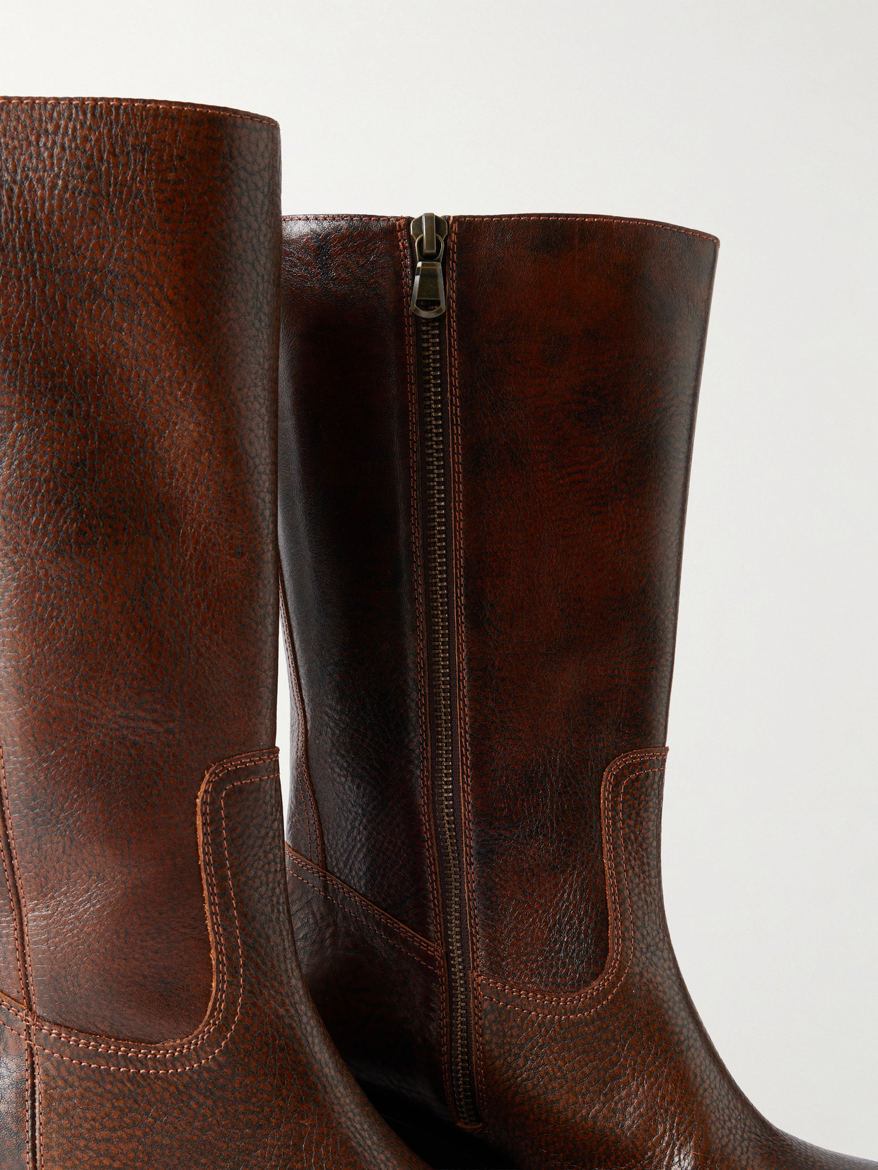 Leather Knee Boots