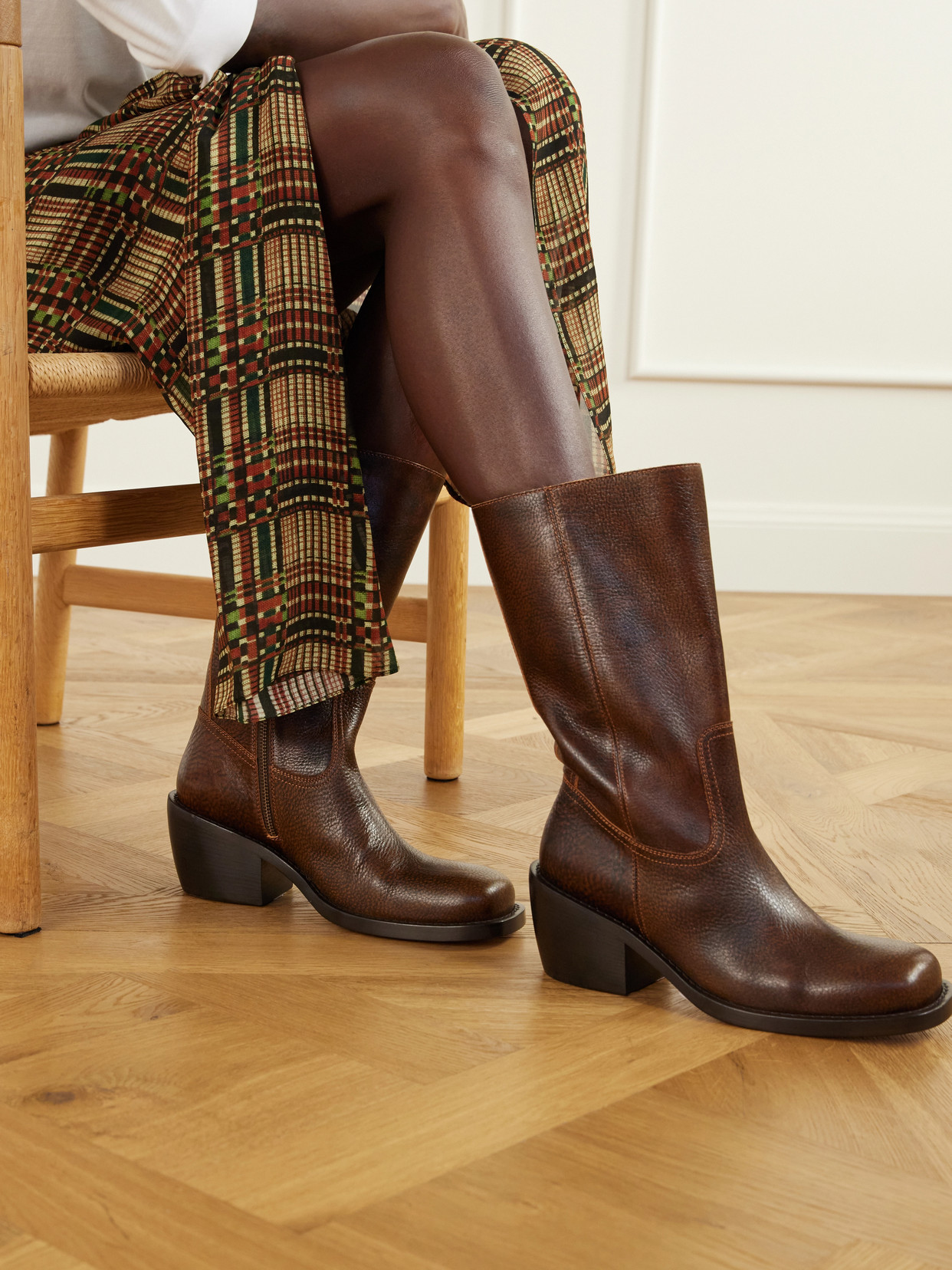 Leather Knee Boots