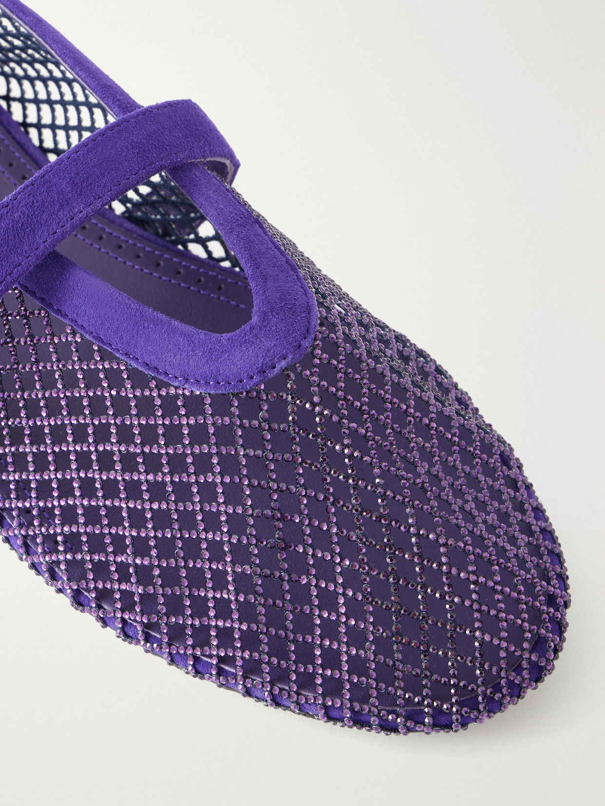 Alaïa - La Ballerine Crystal-Embellished Ballet Flats