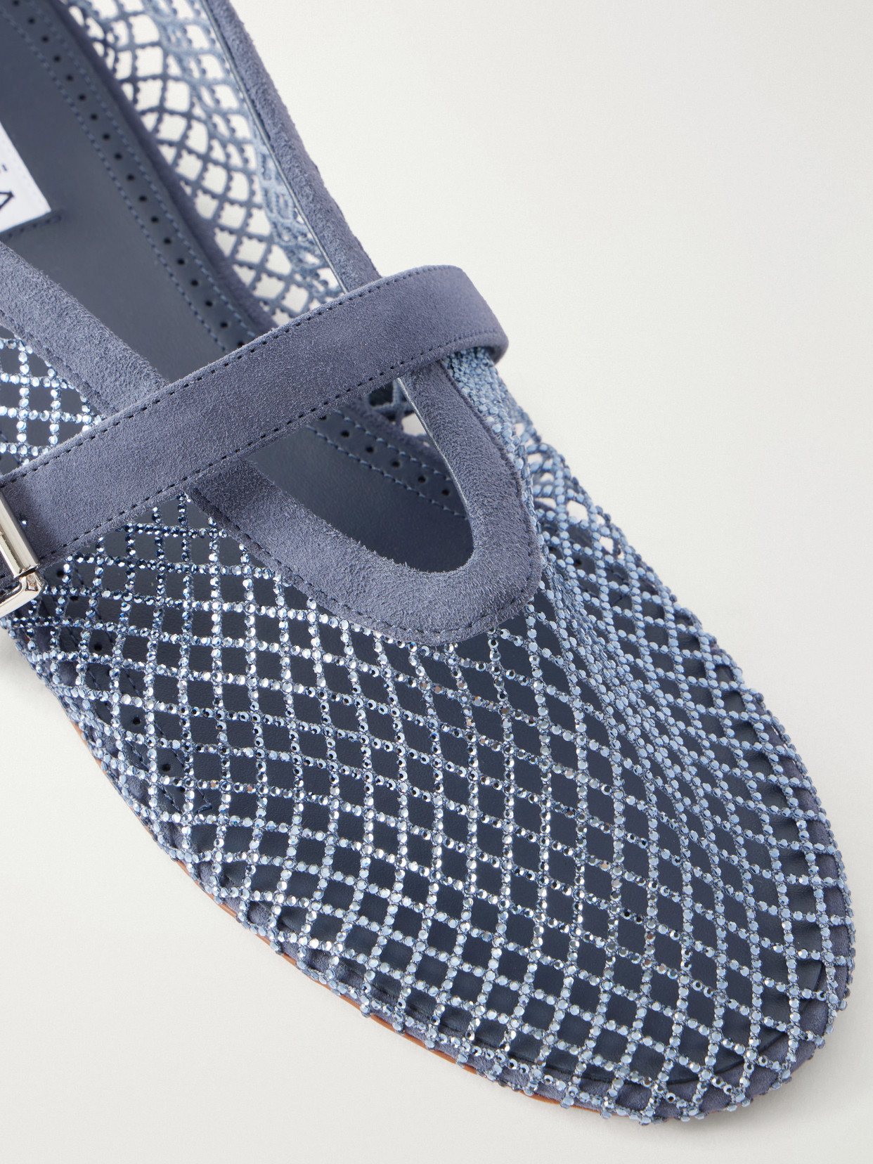 Alaïa - La Ballerine Crystal-Embellished Ballet Flats