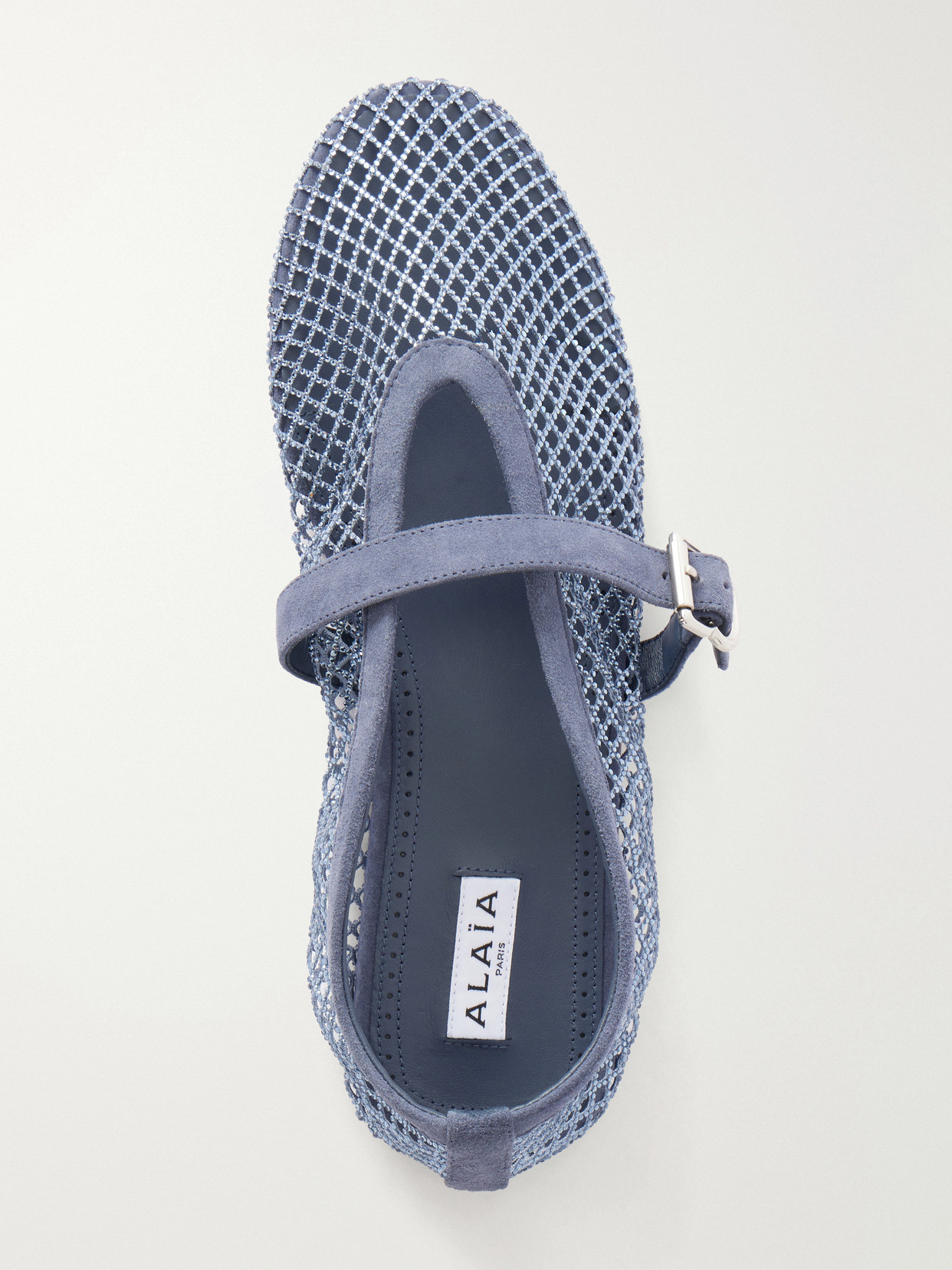 Alaïa - La Ballerine Crystal-Embellished Ballet Flats