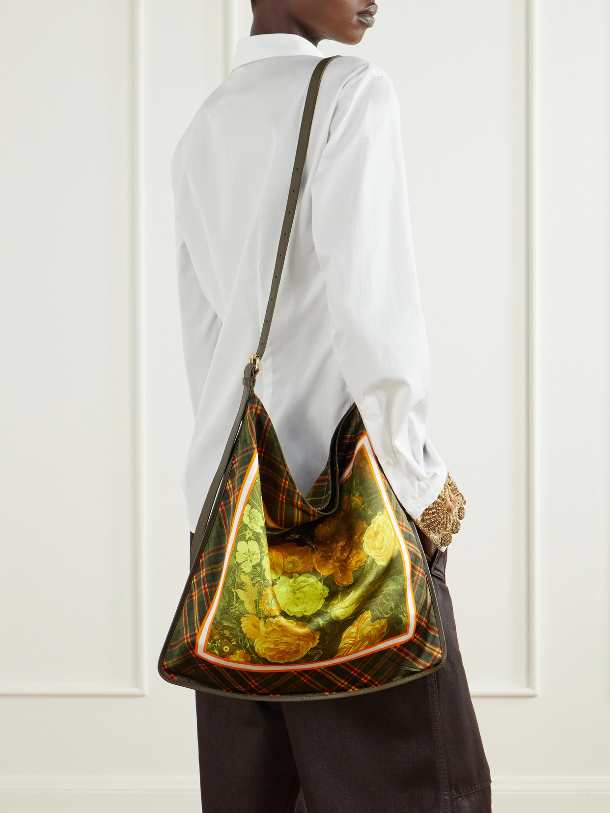 Printed Large Shoulder Bag