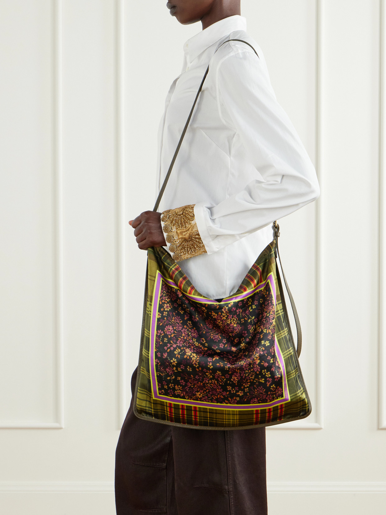Printed Large Shoulder Bag