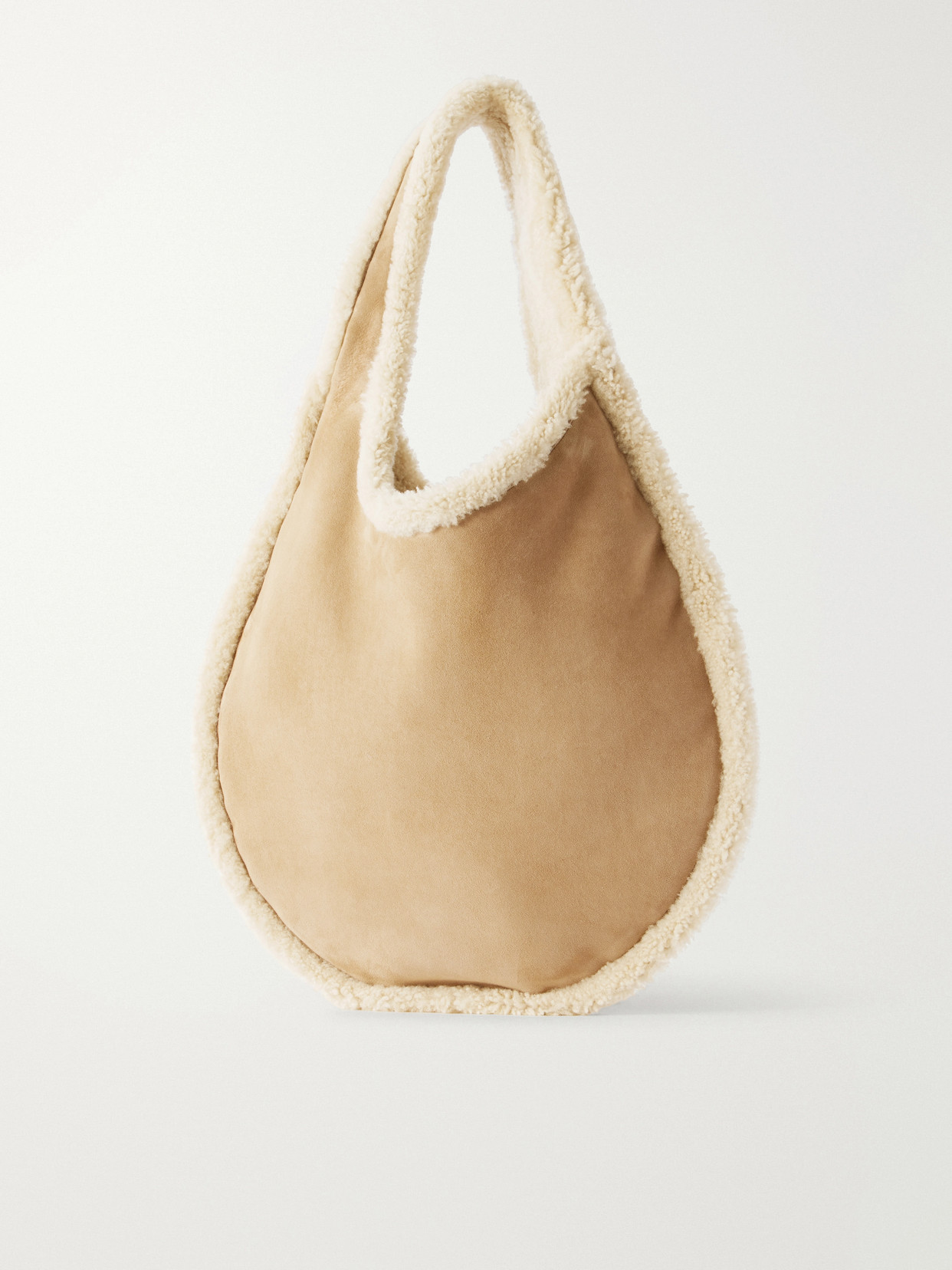 Alaïa - One Piece Medium Merino Shearling Shoulder Bag