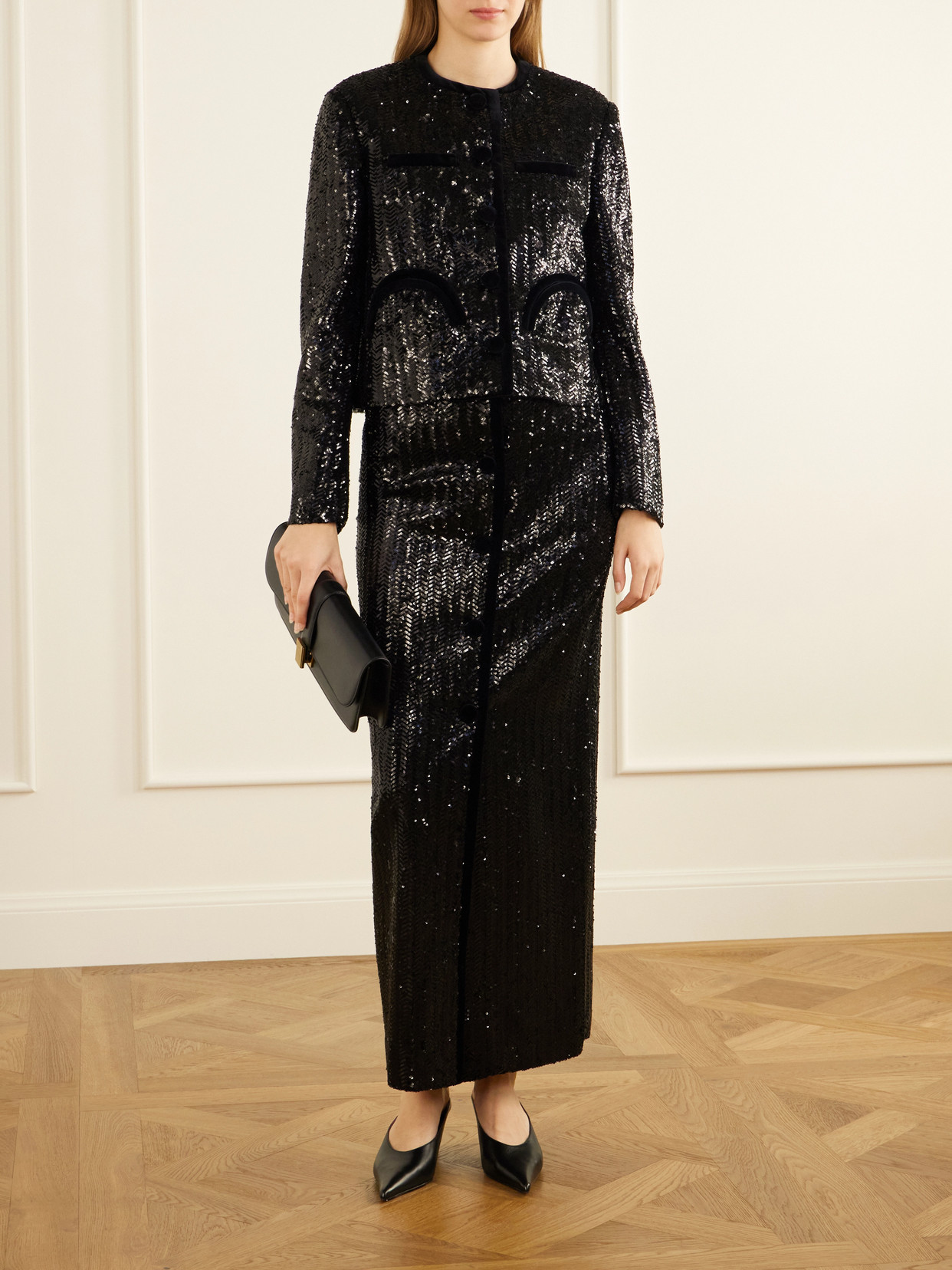 Blazé Milano - All About You Malaya Sequin-Embellished Maxi
