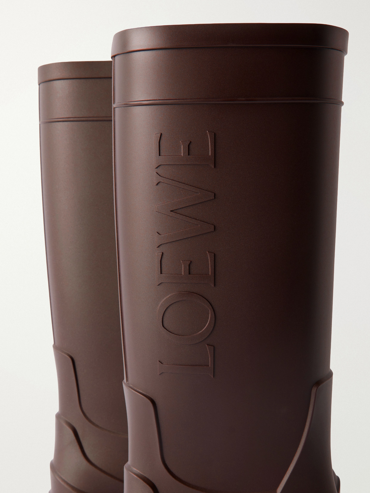Storm Logo-Embossed Rubber Knee Boots