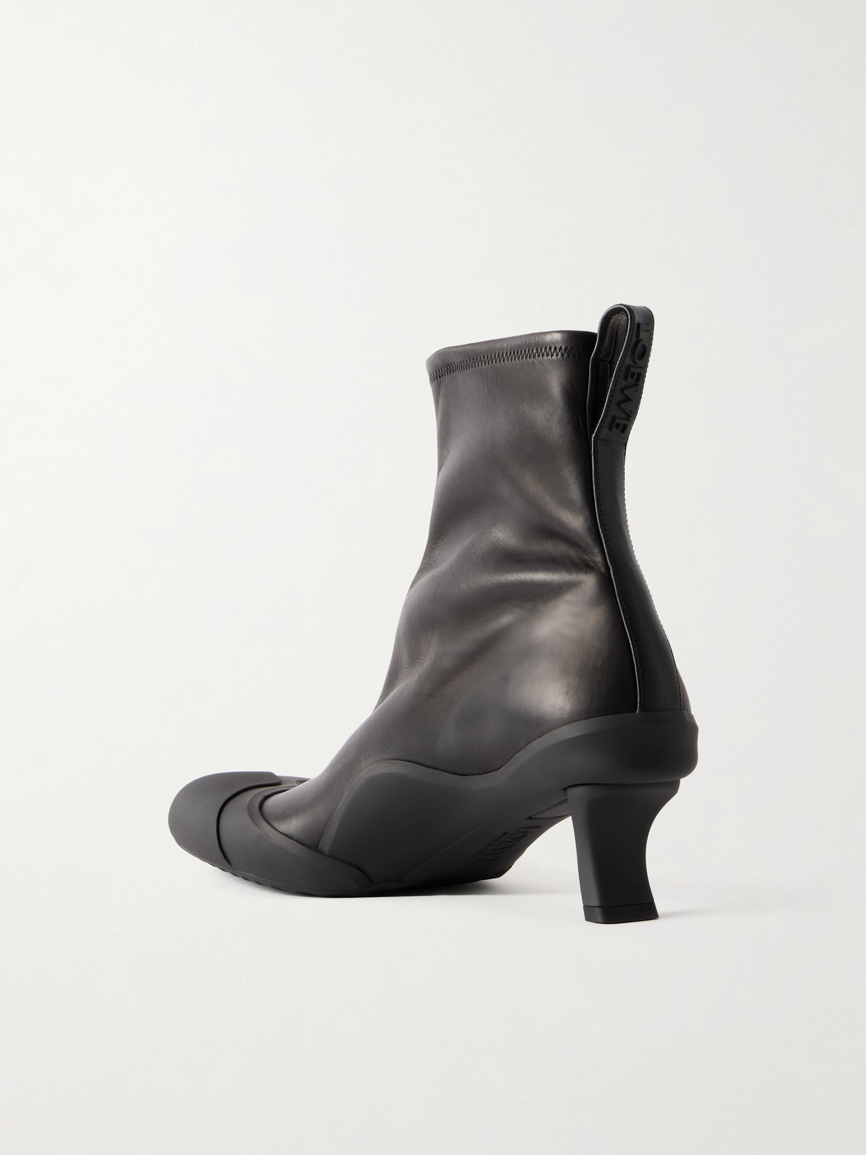 Dive 45 Rubber-Trimmed Ankle Boots