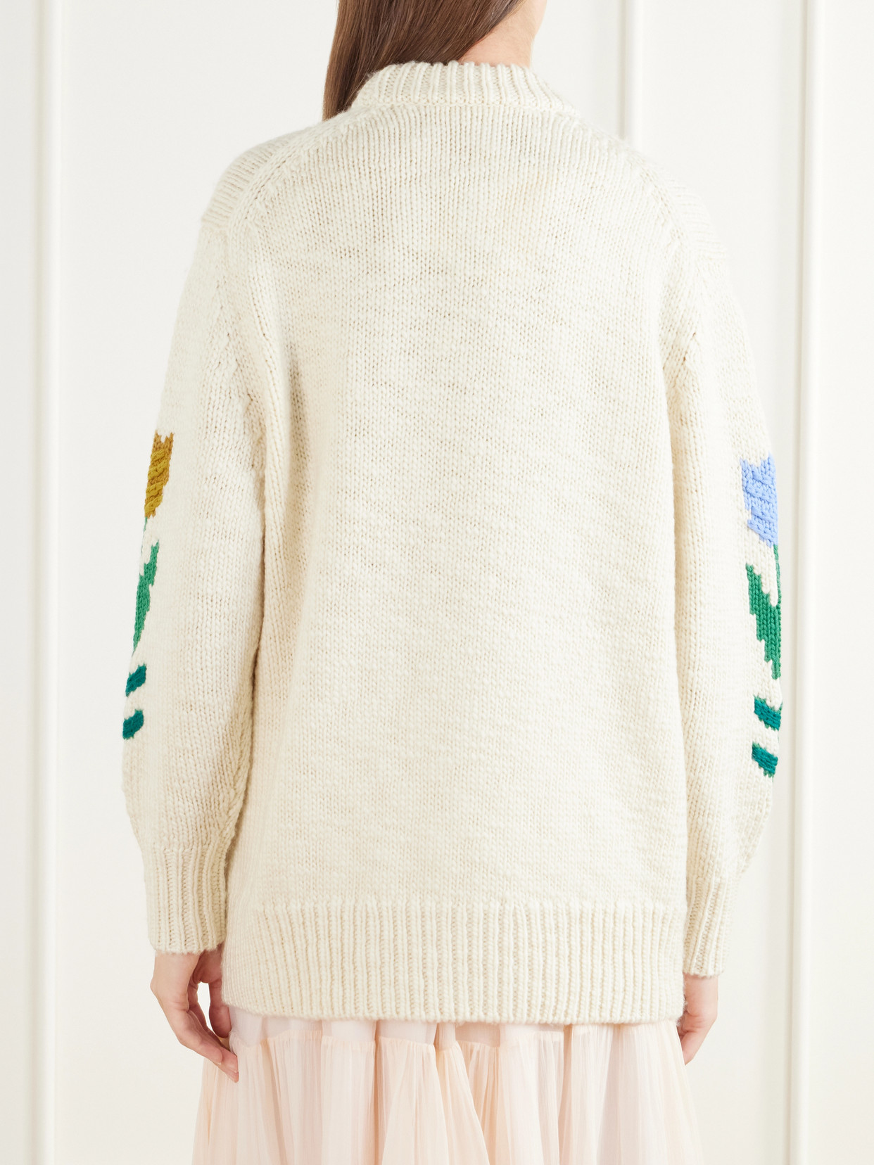 Chloé - Floral-Intarsia Sweater