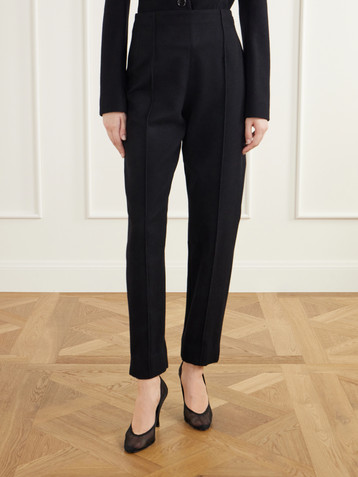 Alaïa Wool-felt tapered pants