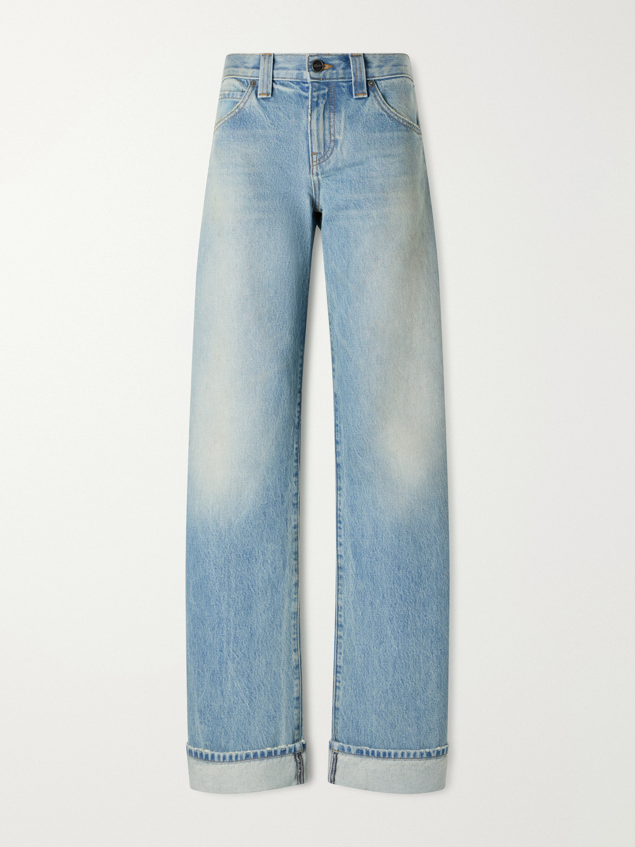 Karo Cuffed Low-Rise Wide- Leg