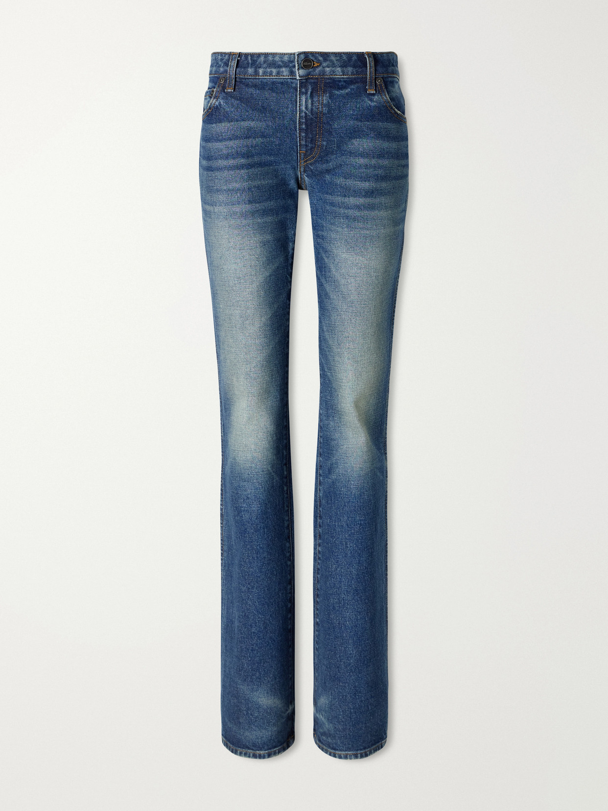 Conforti Low-Rise Straight-Leg Jeans