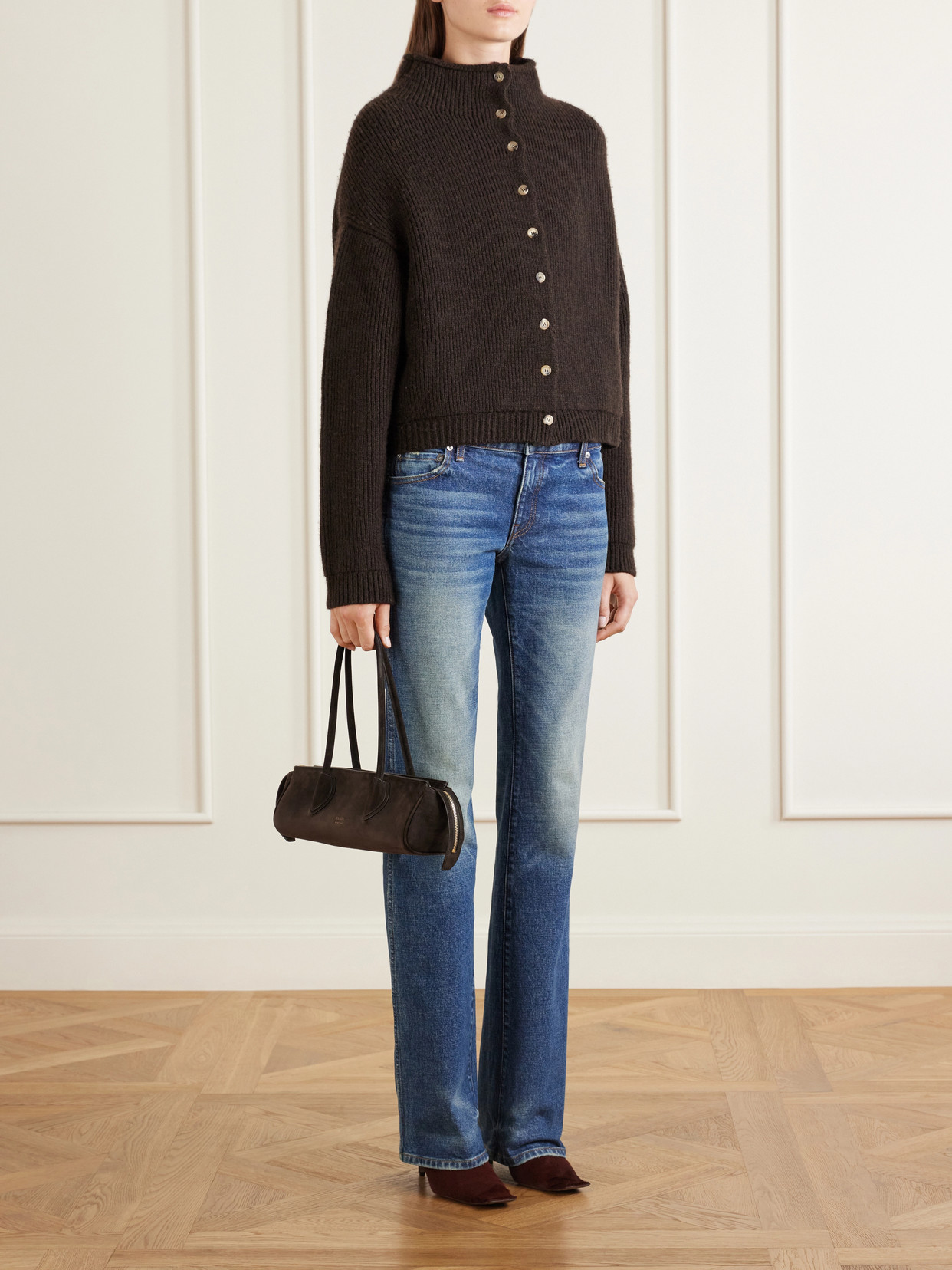 Conforti Low-Rise Straight-Leg Jeans