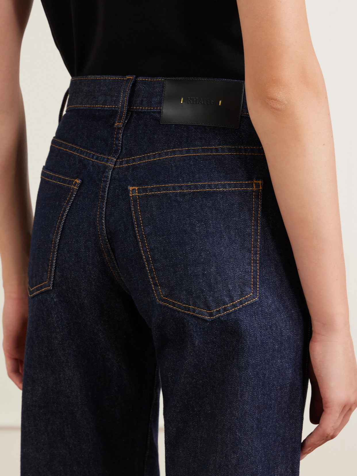 Kerrie Mid-Rise Straight-Leg Jeans