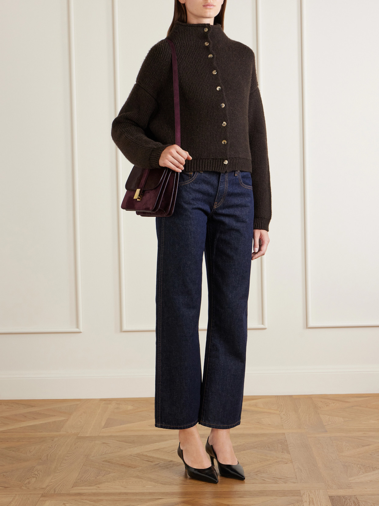 Kerrie Mid-Rise Straight-Leg Jeans