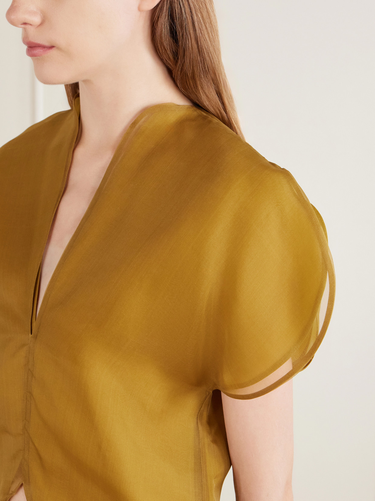 Briar Silk-Organza Blouse