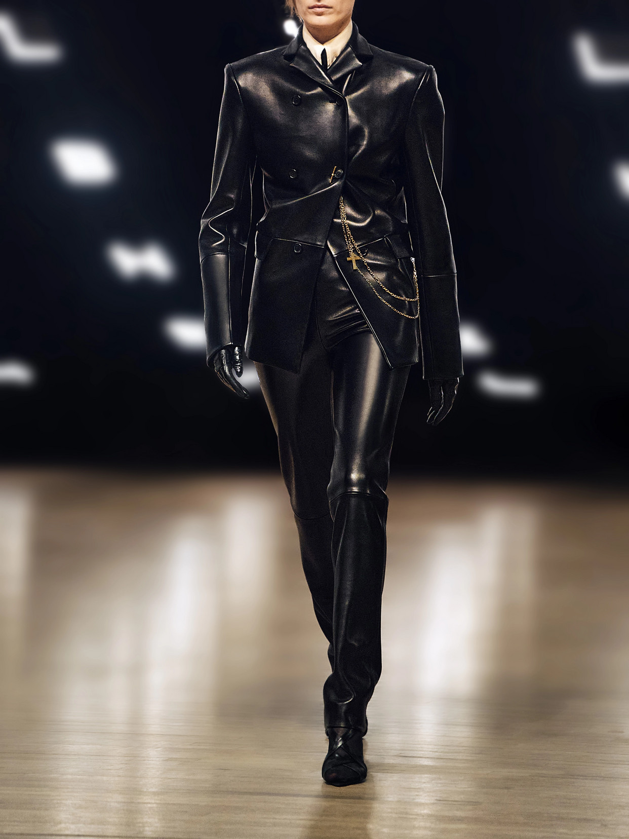 Ivy High-Collar Shirt